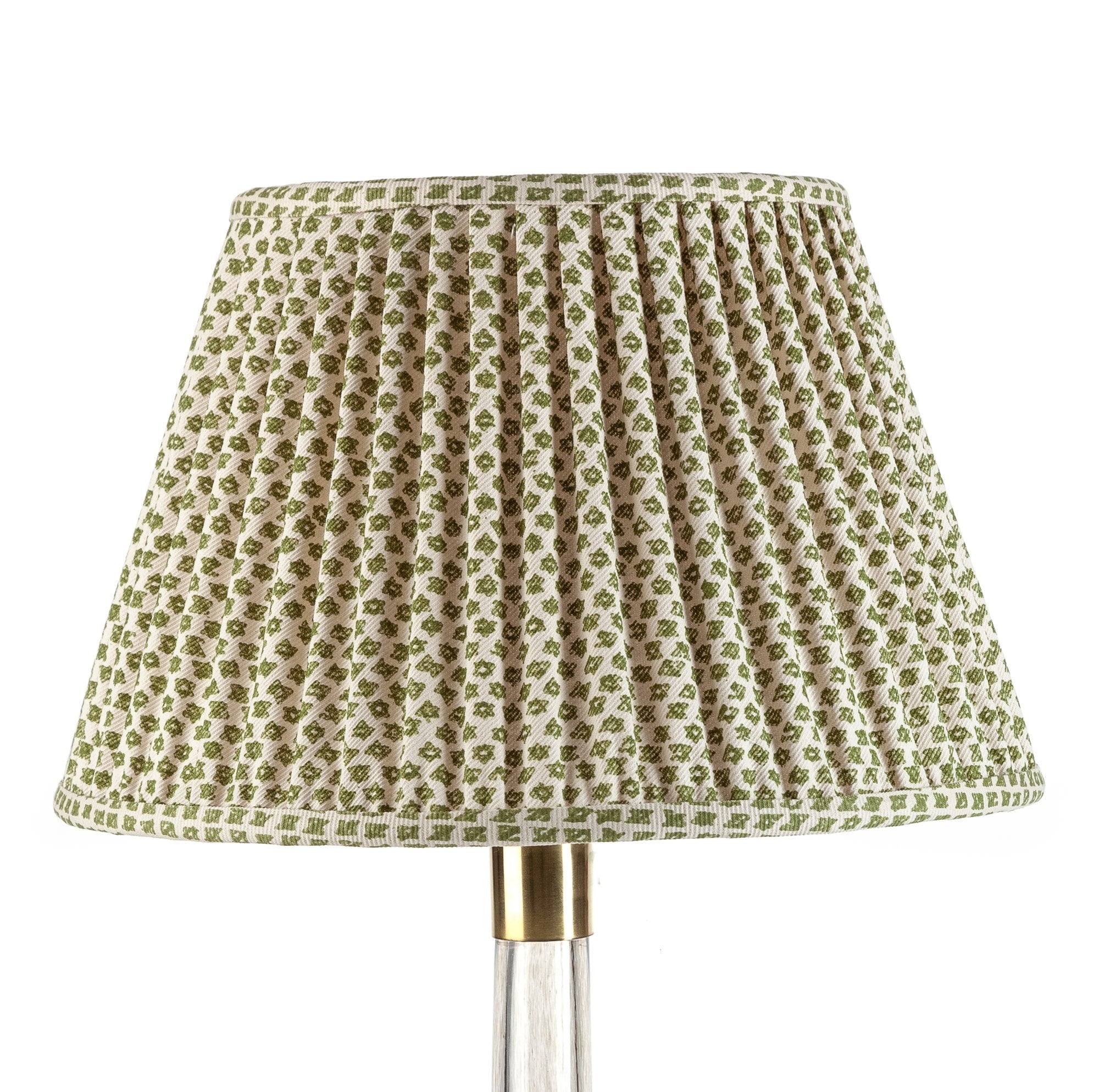 18" Fermoie Lampshade - Marden in Green - Lampshades - Fermoie - Newport Lamp & Shade Company