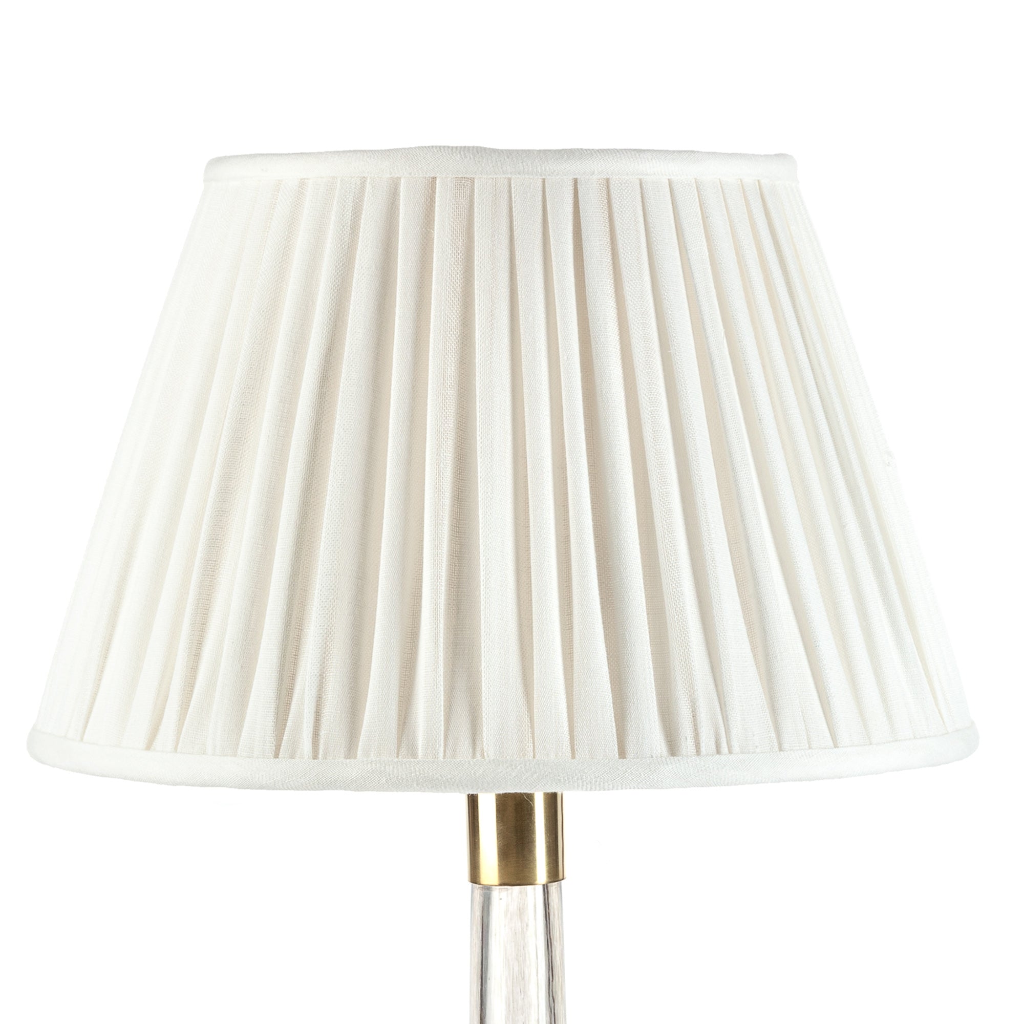 Fermoie Lampshade - Plain Linen in Ivory