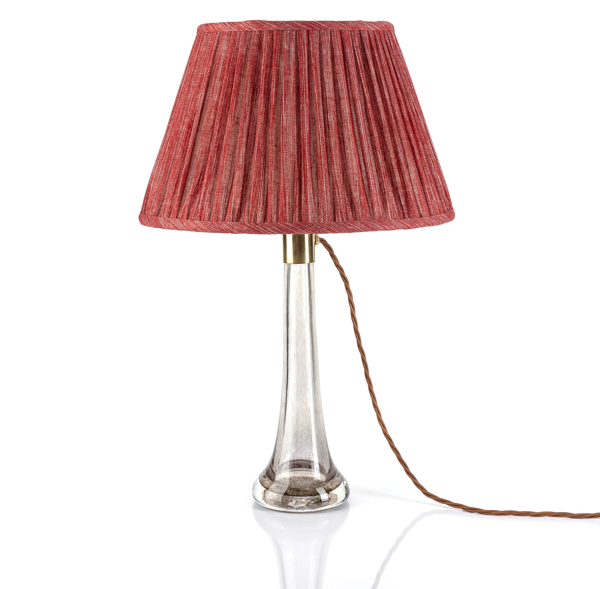 Fermoie Lampshade - Plain Linen in Carpet Slipper