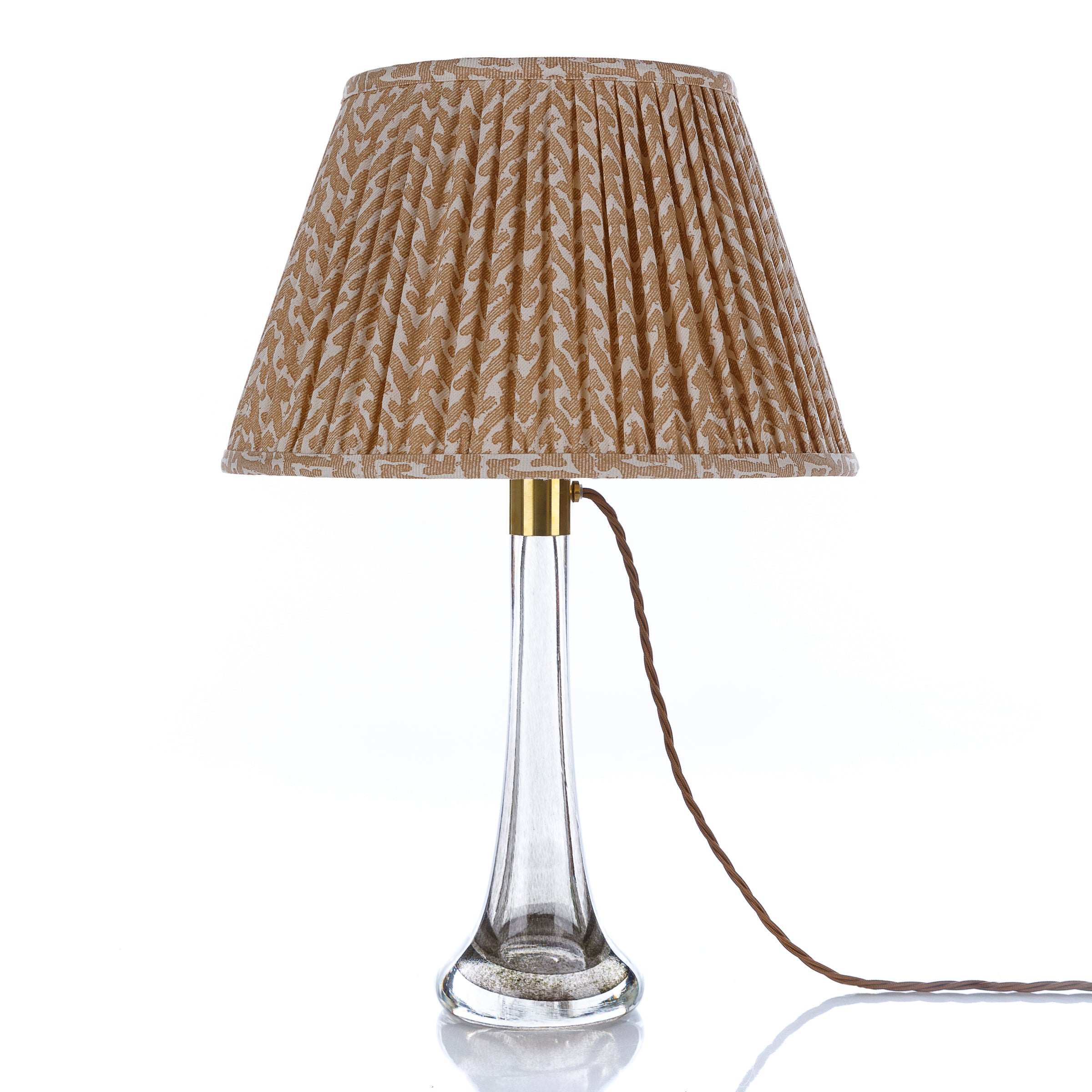 10" Fermoie Lampshade - Rabanna in Nut Brown