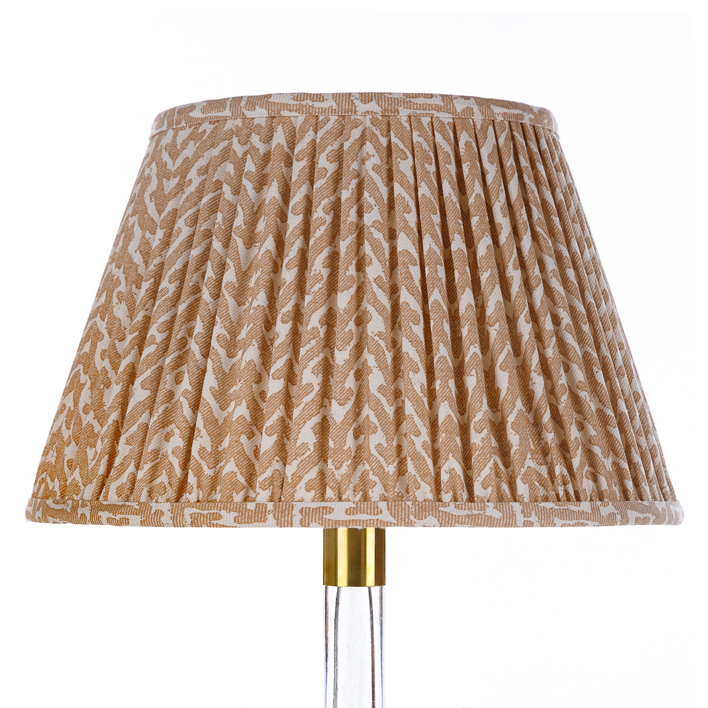 10" Fermoie Lampshade - Rabanna in Nut Brown