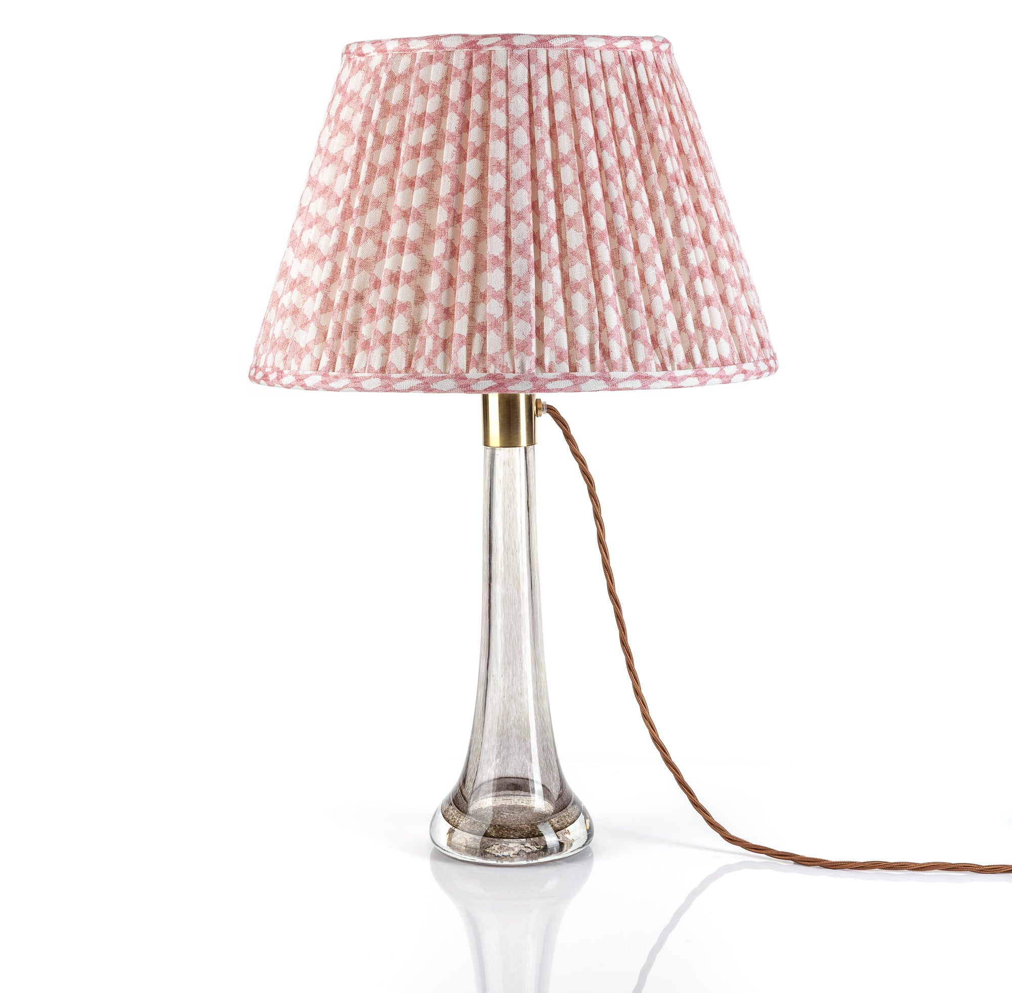 Fermoie Lampshade - Wicker in Pink