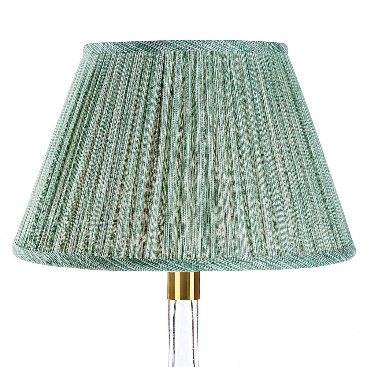 Fermoie Lampshade - Strie in Green - Lampshades - Fermoie - Newport Lamp & Shade Company