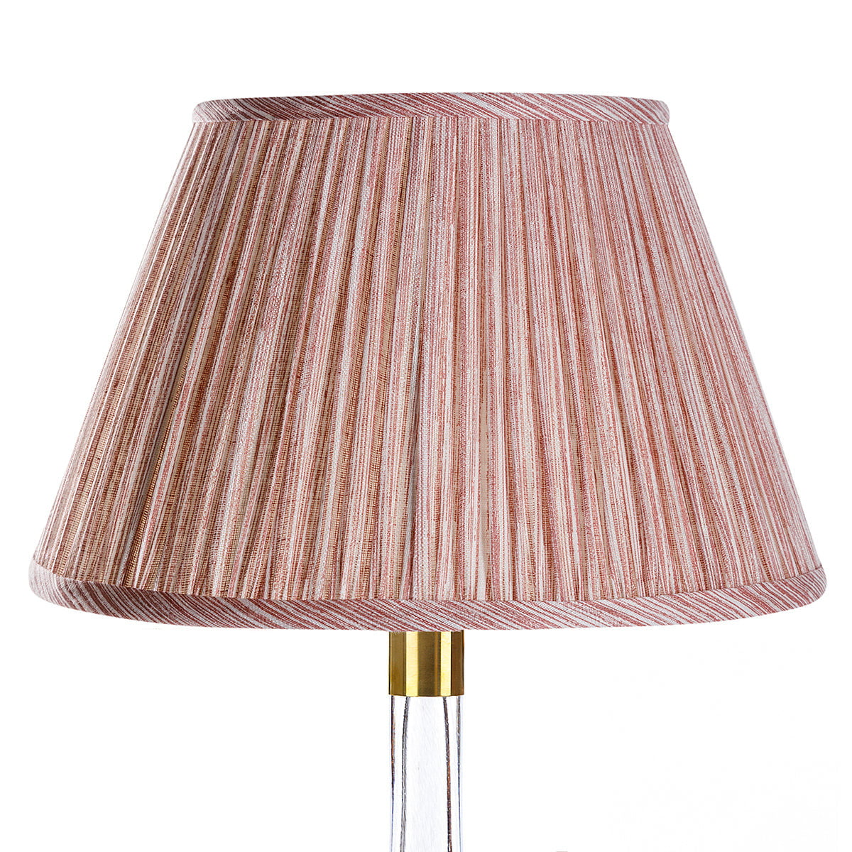 Fermoie Lampshade - Strie in Pink - Lampshades - Fermoie - Newport Lamp & Shade Company