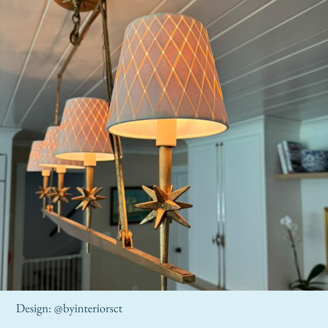 Woven Paper Candle-Clip Lampshades