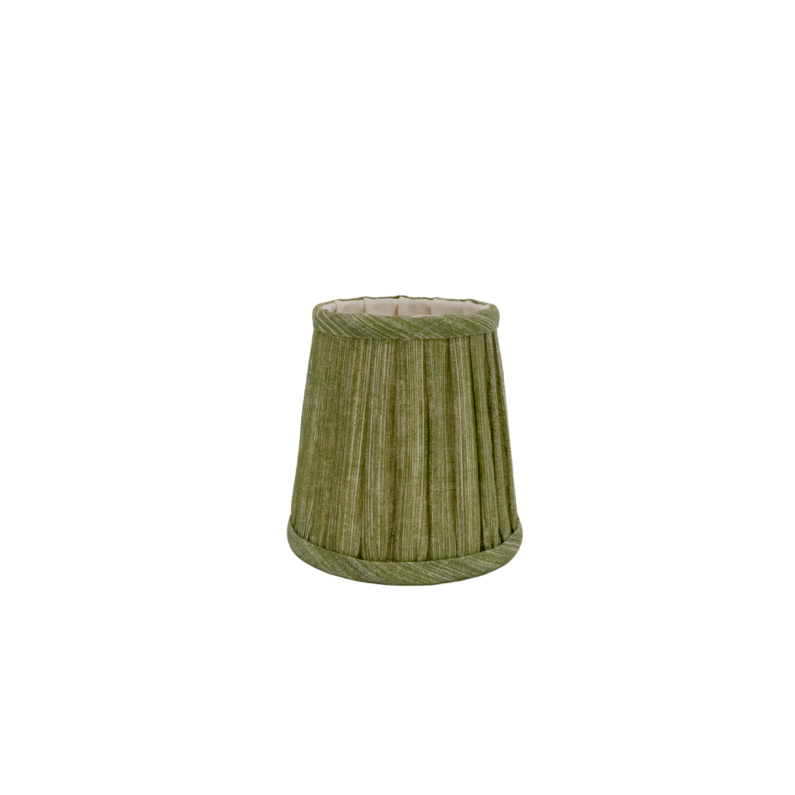 Newport Lamp & Shade Company, Fermoie Plain Linen Lamshade Kintyre Green