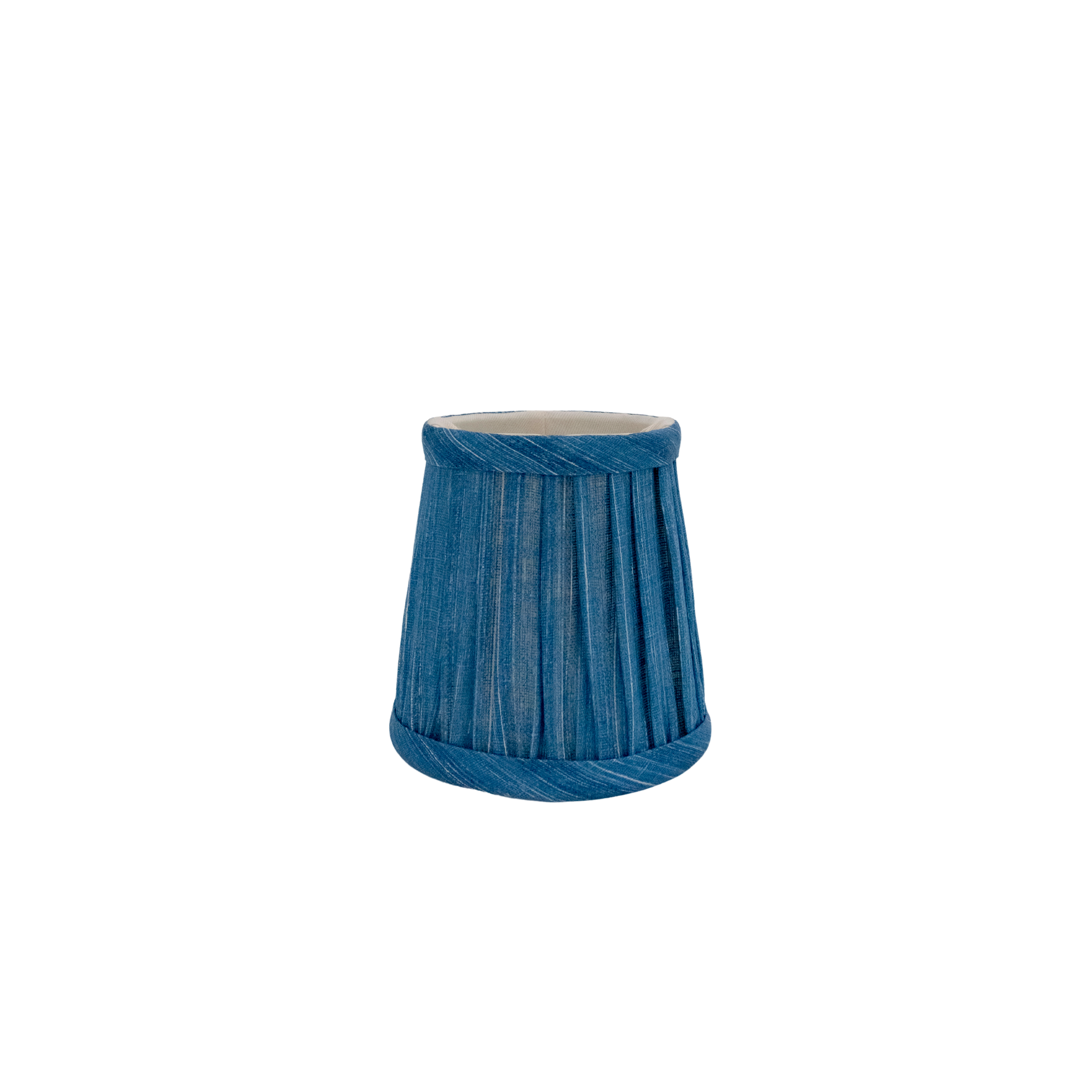 Newport Lamp & Shade Company, Fermoie Plain Linen Lampshade, Sacre Bleu Blue