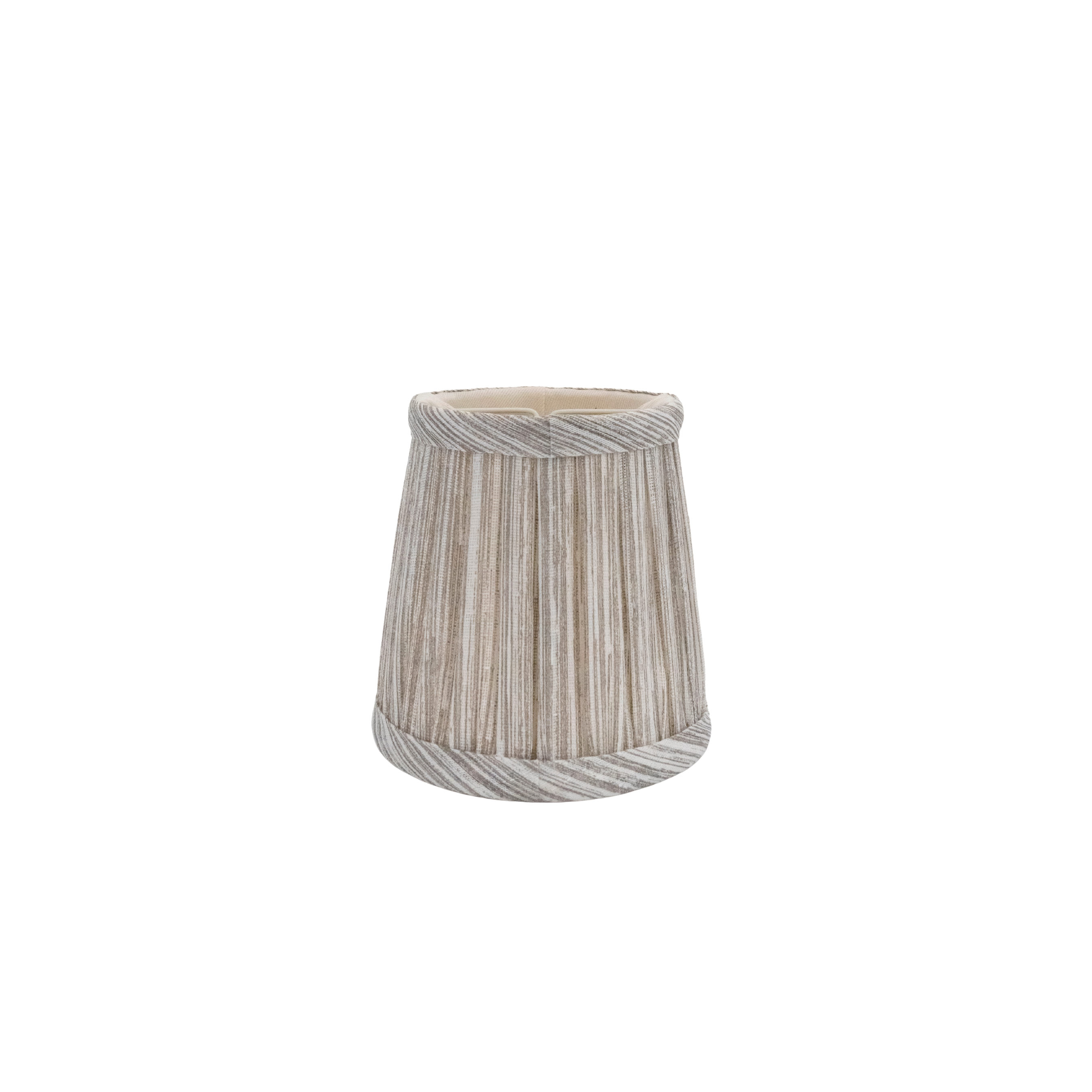 4.5" Fermoie Lampshade - Strie in Grey