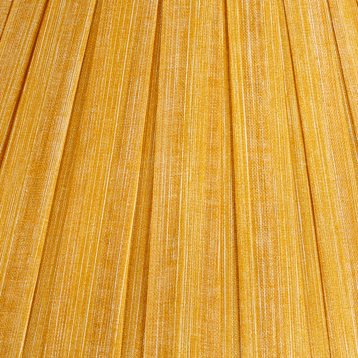 Fermoie Lampshade - Plain Linen in Club Yellow - Box Pleat - Newport Lamp & Shade Company