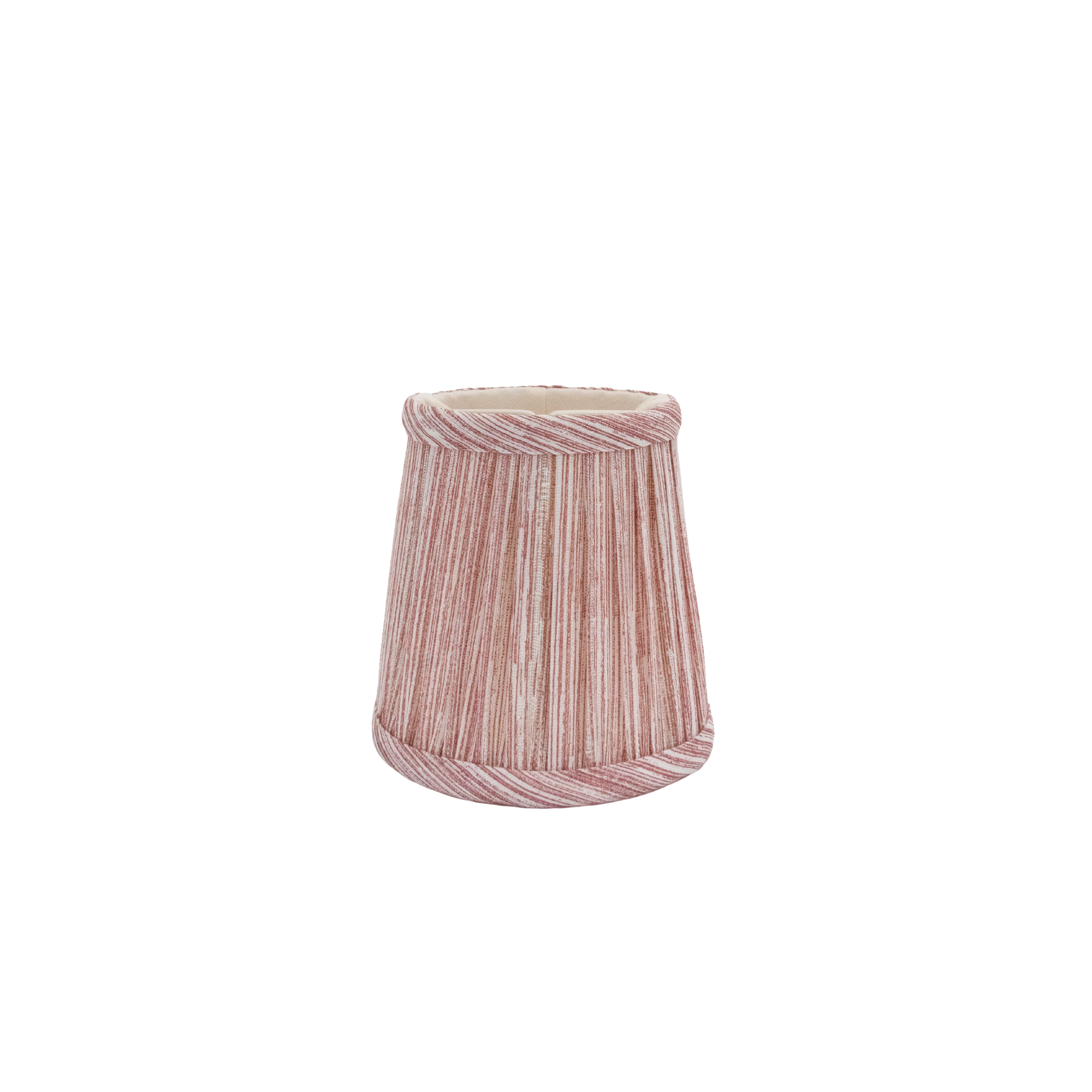 4.5" Fermoie Lampshade - Strie in Pink