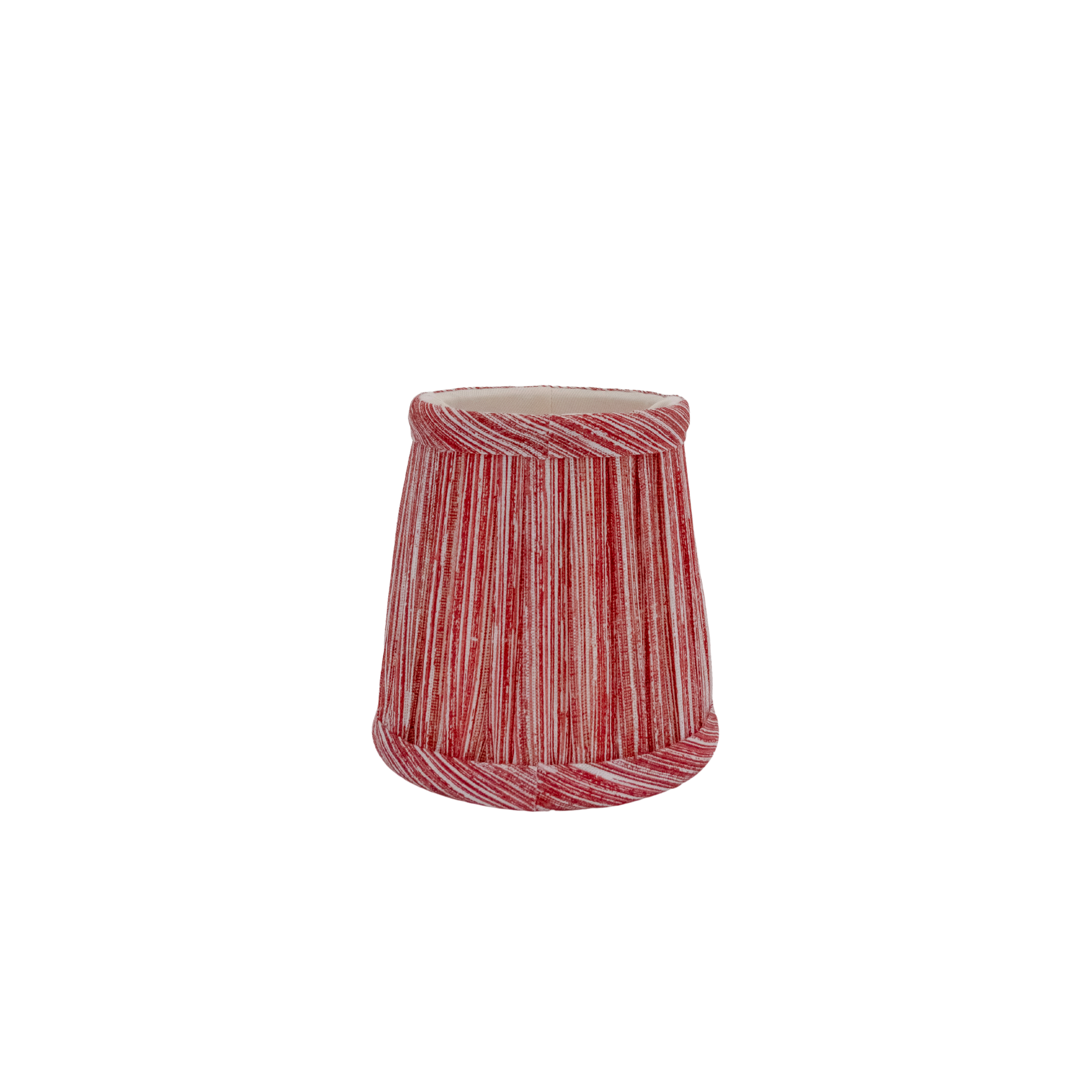 4.5" Fermoie Lampshade - Strie in Red