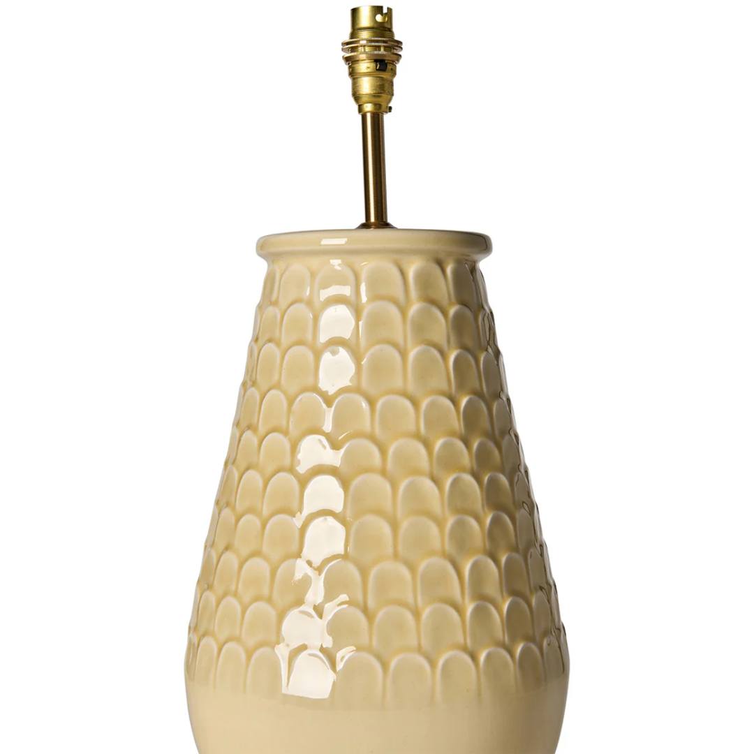 Comporta Ceramic Lamp Base in Blonde by Penny Morrison