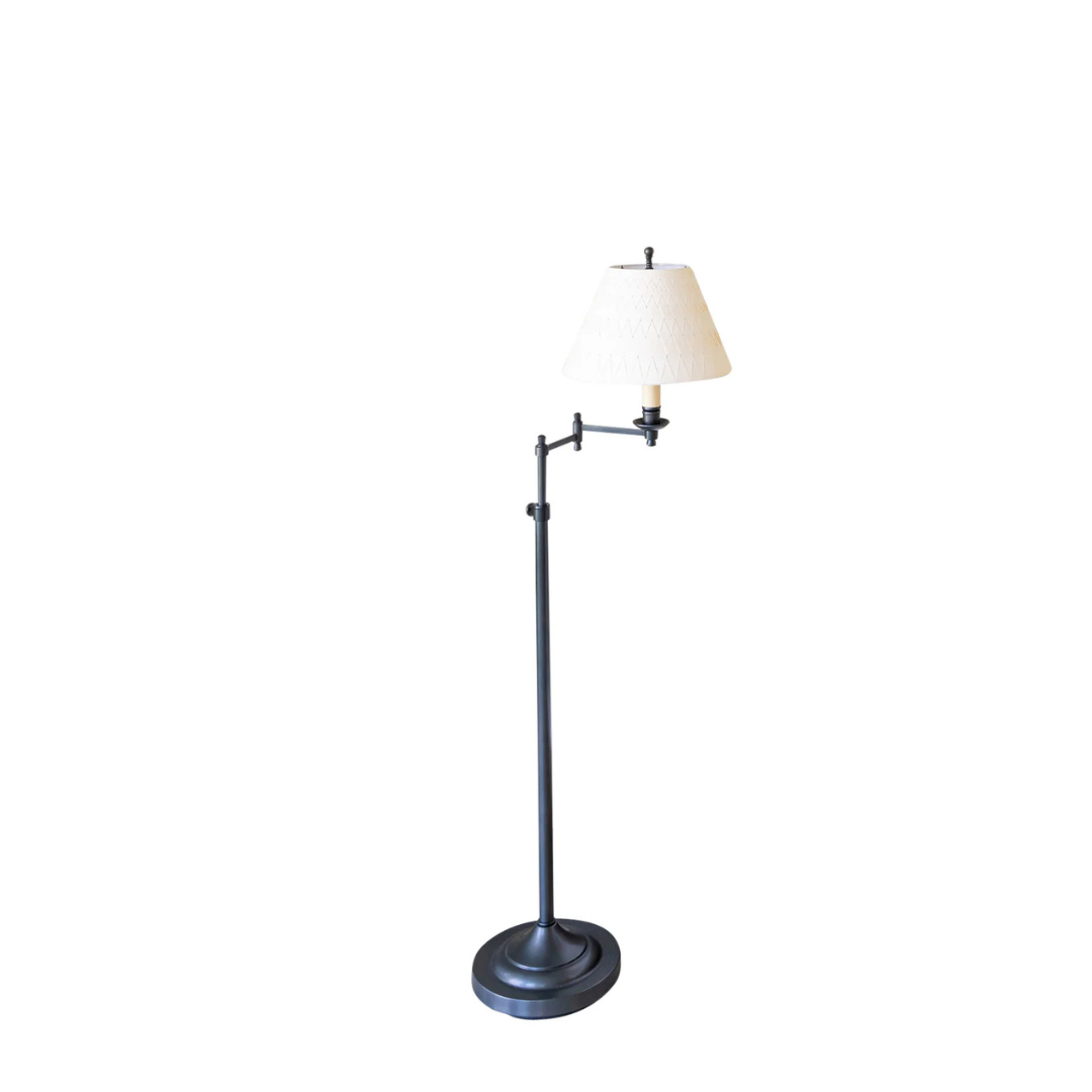 Swing Arm Floor Lamp with Adjustable Height