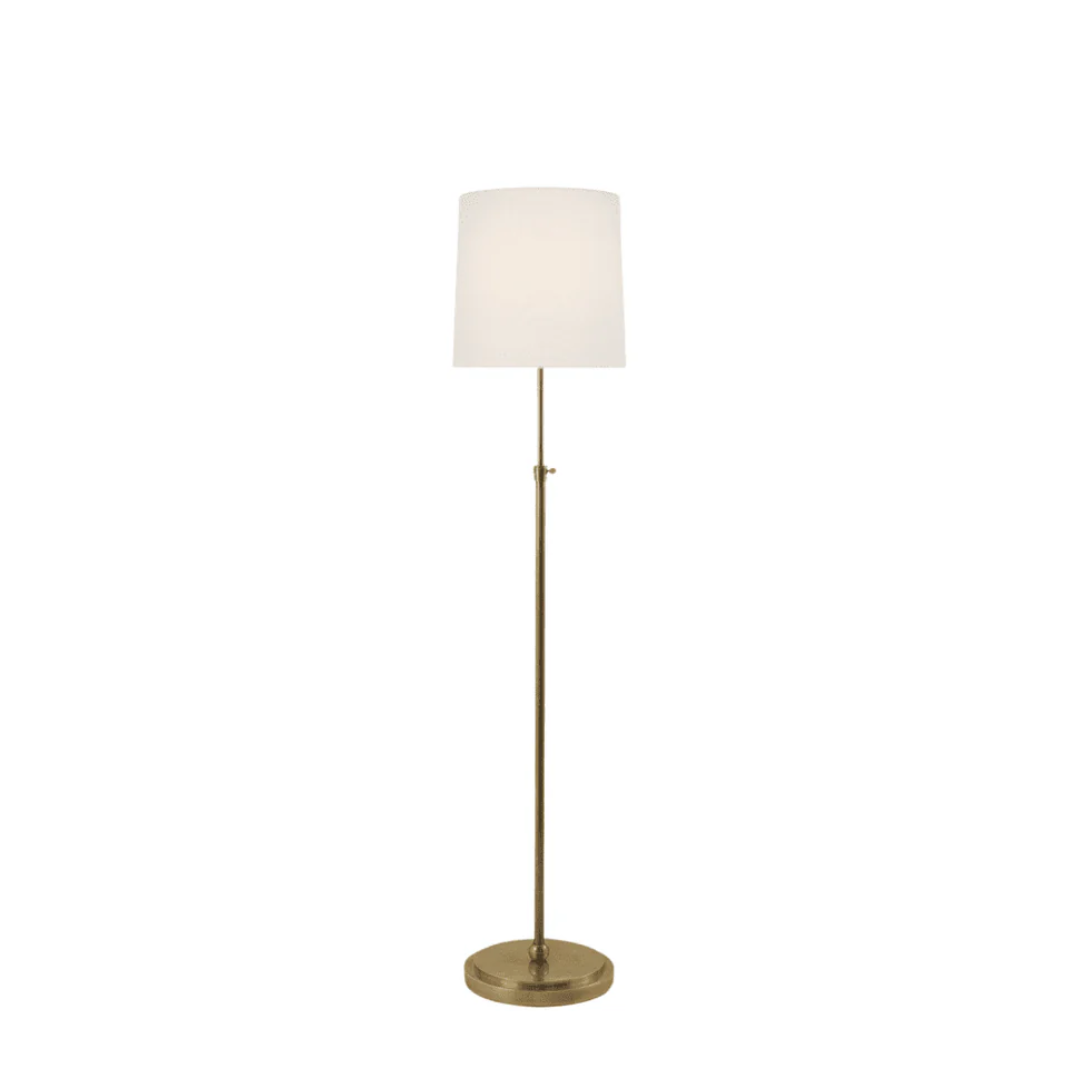 Bryant Floor Lamp in Antique Brass Finish