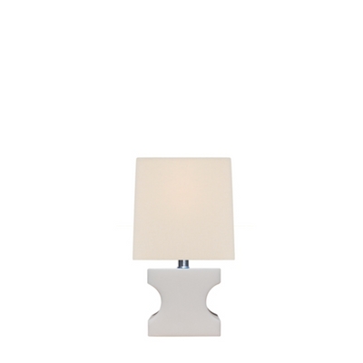 Mini Modern White Jade Table Lamp | Newport Lamp And Shade | Located in Newport, RI