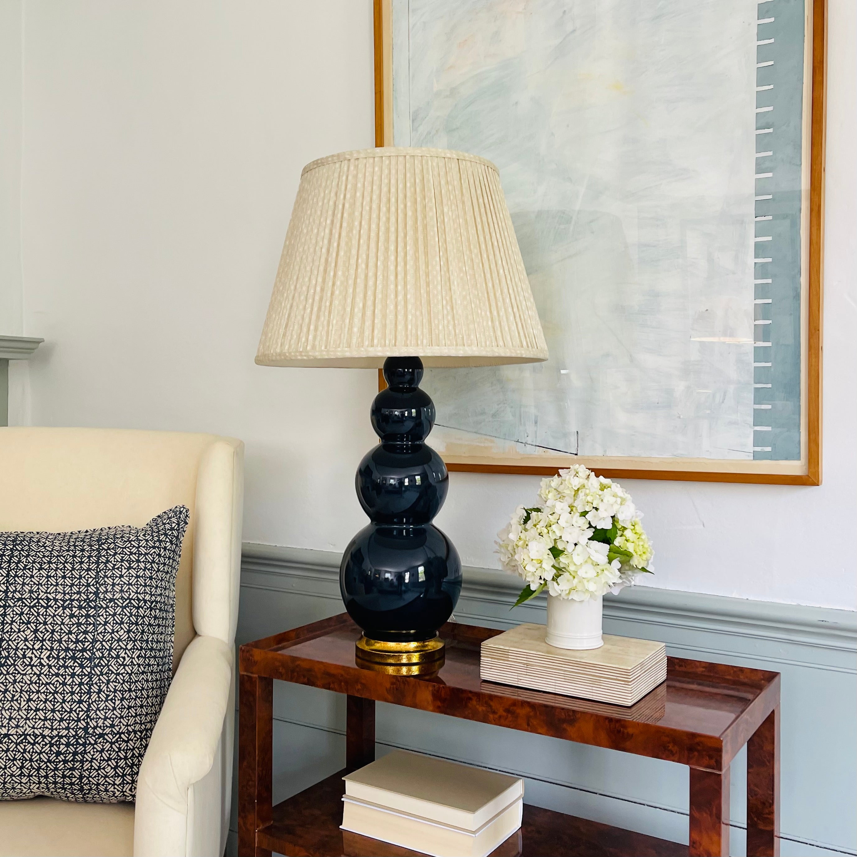 Pompeii Table Lamp in Midnight - Lighting - Newport Lamp & Shade Company - Newport Lamp & Shade Company