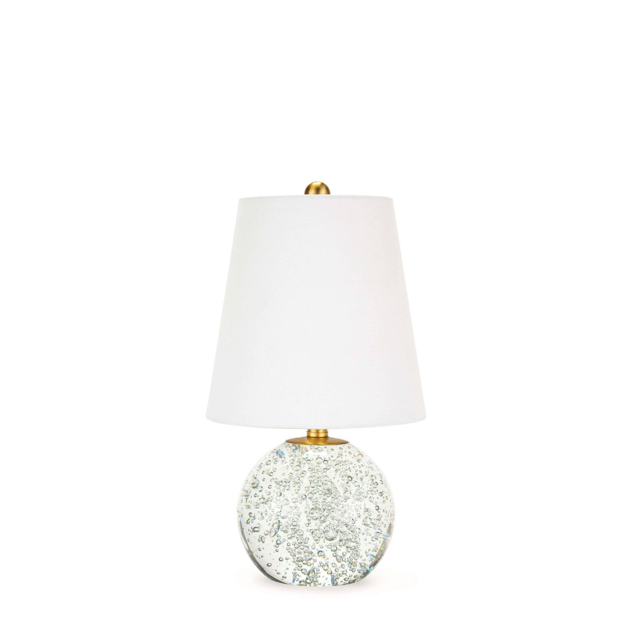 Bulle Crystal Mini Table Lamp | Newport Lamp And Shade | Located in Newport, RI