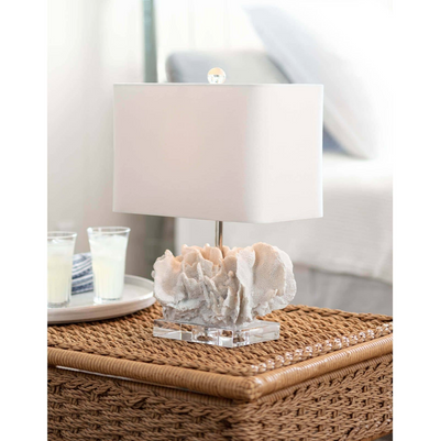 Caribbean Coral Table Lamp | Newport Lamp And Shade | Located in Newport, RI