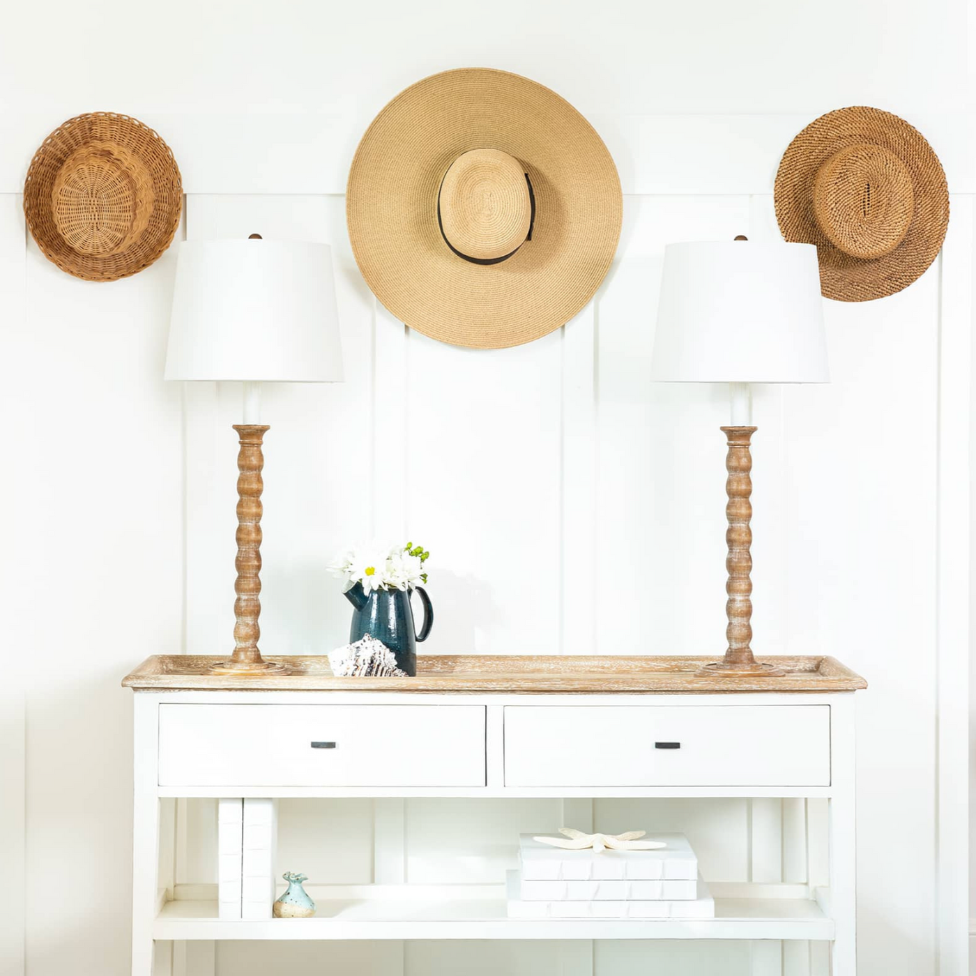 Perennial Buffet Table Lamp in White | Newport Lamp And Shade | Located in Newport, RI