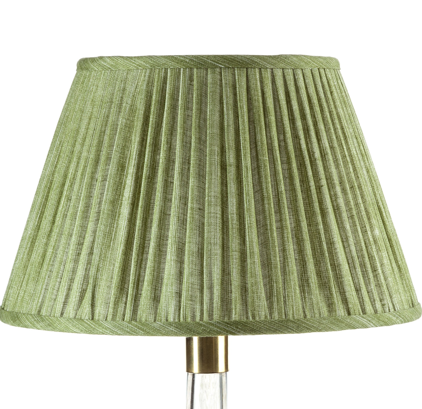 20" Fermoie Lampshade in Kintyre Green | Newport Lamp And Shade | Located in Newport, RI