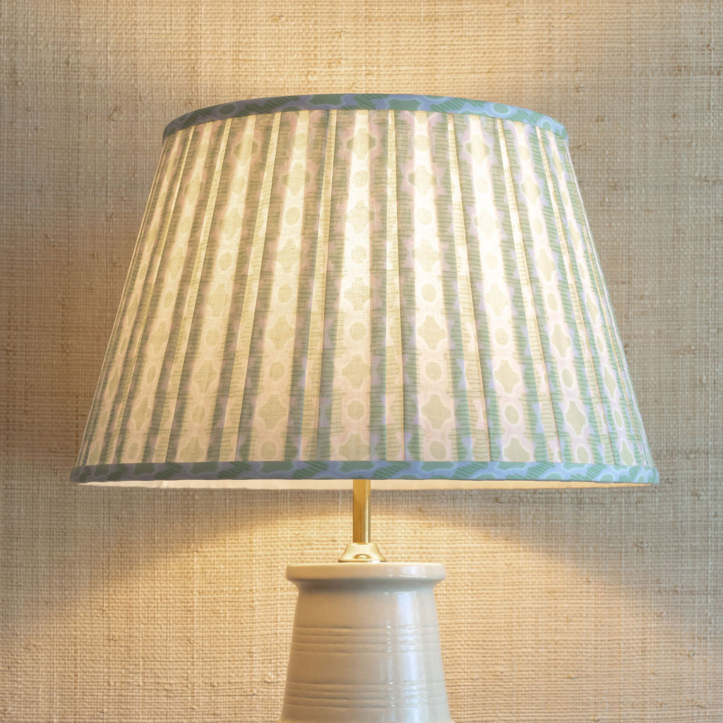 Spring Lampshade in Green | Newport Lamp And Shade | Located in Newport, RI