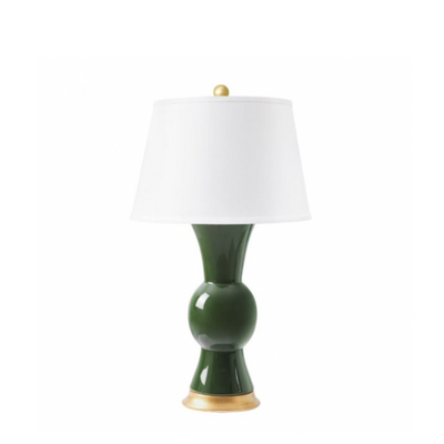 Tao Table Lamp in Dark Green | Newport Lamp And Shade | Located in Newport, RI