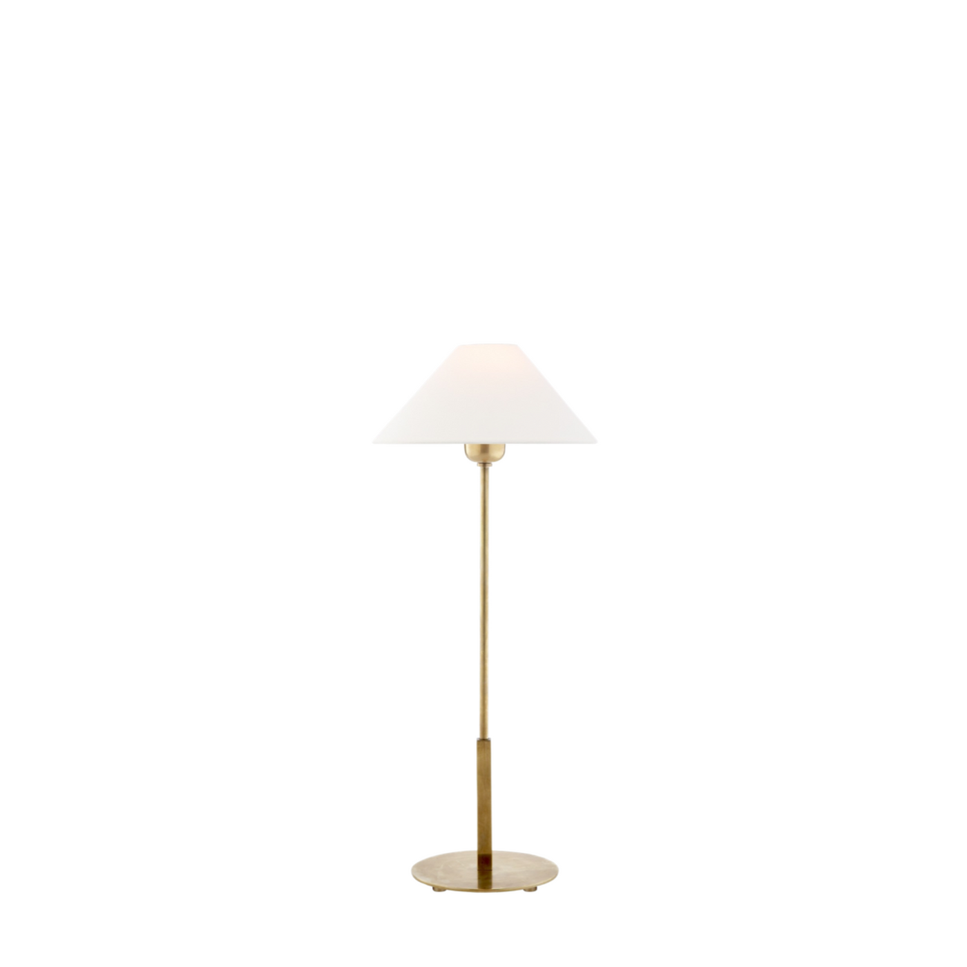 Hackney Table Lamp in Antique Brass Finish | Newport Lamp And Shade | Located in Newport, RI