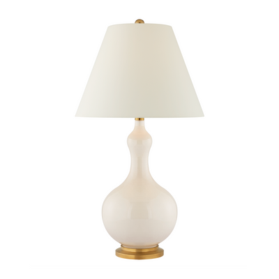 Addison Medium Table Lamp in Ivory | Newport Lamp And Shade | Located in Newport, RI