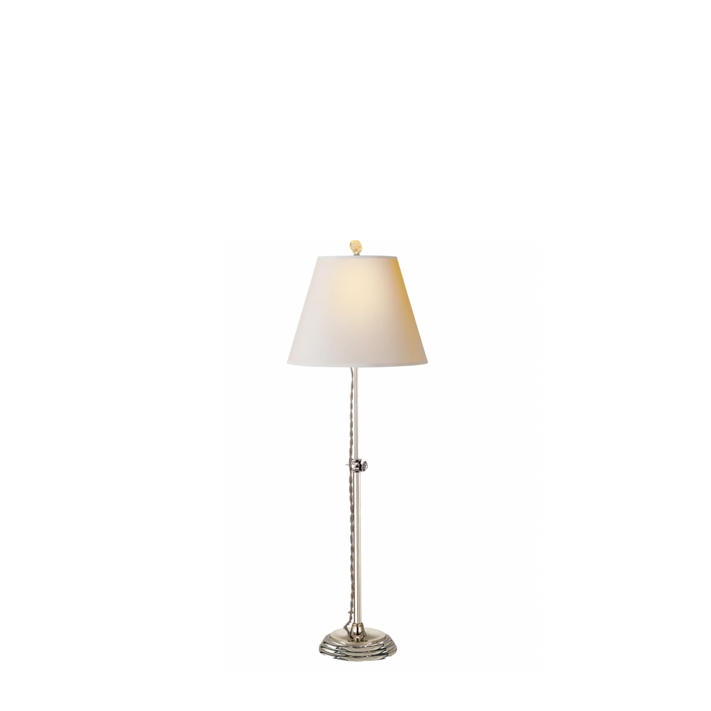 Wyatt Adjustable Table Lamp with Exposed Cord | Newport Lamp And Shade | Located in Newport, RI