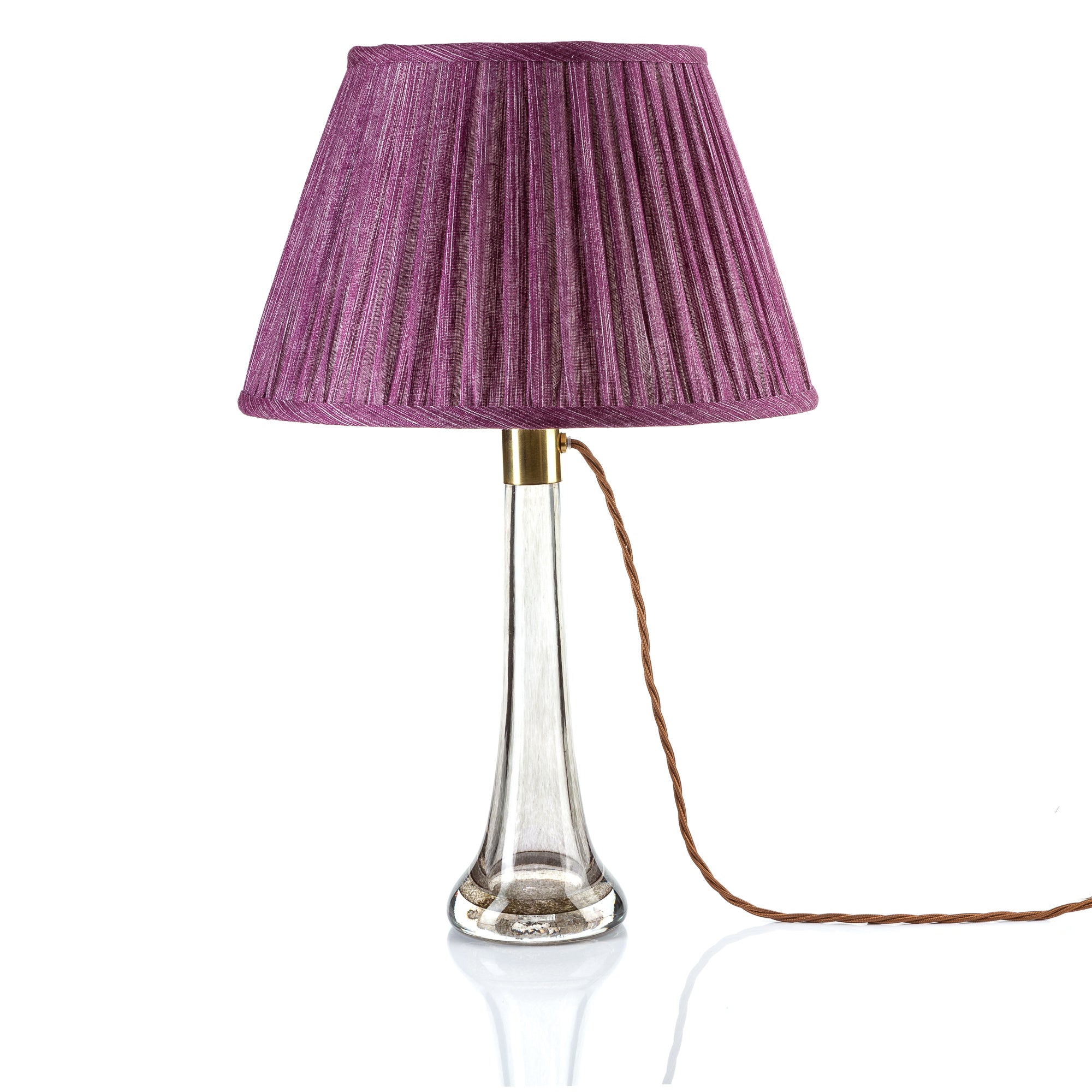 Fermoie Lampshade - Plain Linen in Back To The Fuchsia