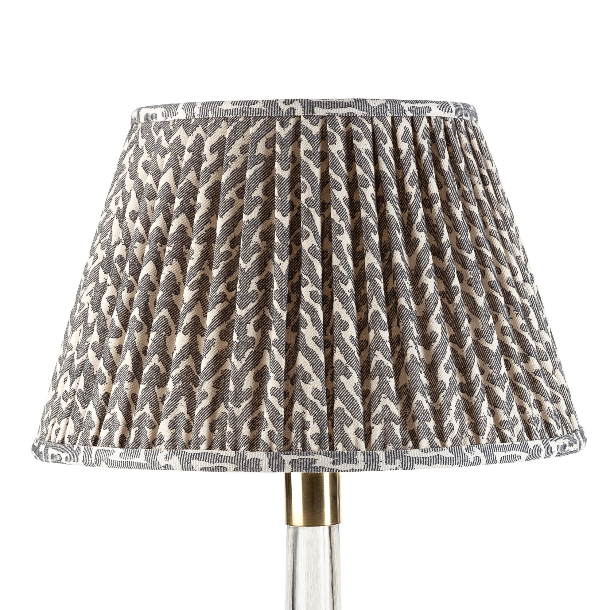 Fermoie Lampshade - Rabanna in Grey  | Newport Lamp And Shade | Located in Newport, RI