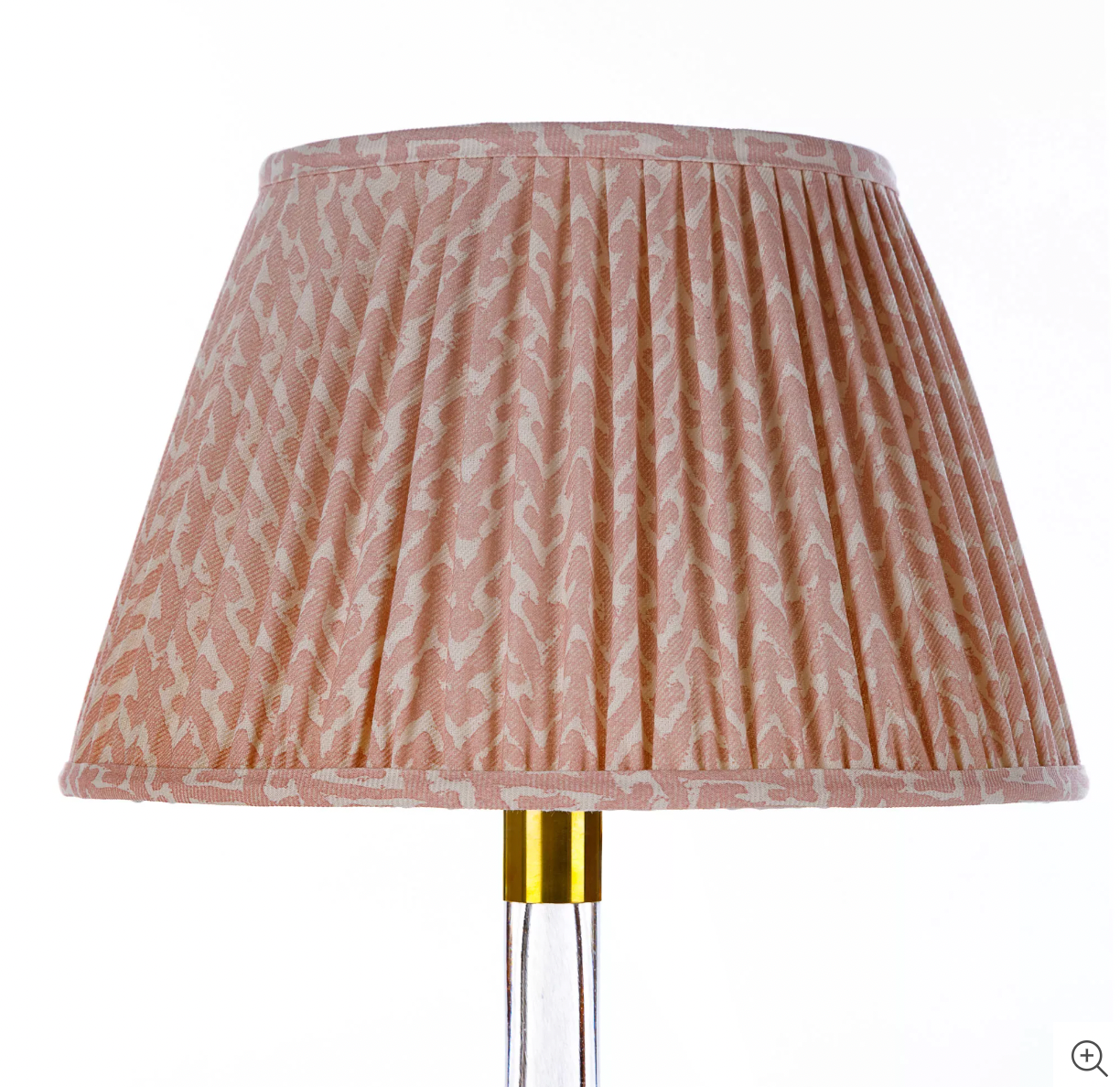 Fermoie Lampshade - Rabanna in Light Pink | Newport Lamp And Shade | Located in Newport, RI