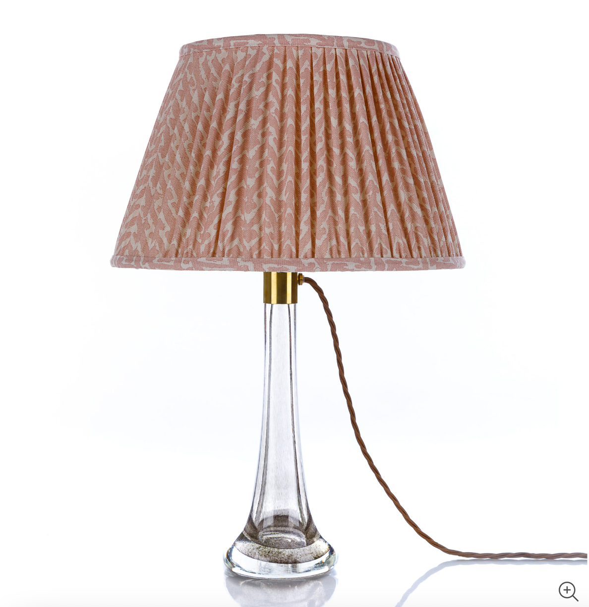 Fermoie Lampshade - Rabanna in Light Pink | Newport Lamp And Shade | Located in Newport, RI