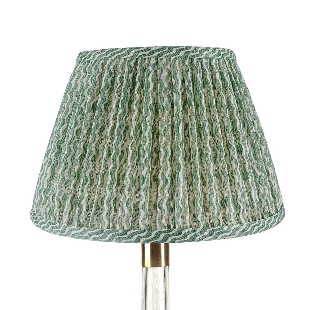 10" Fermoie Lampshade - Popple in Green - Lampshades - Fermoie - Newport Lamp & Shade Company