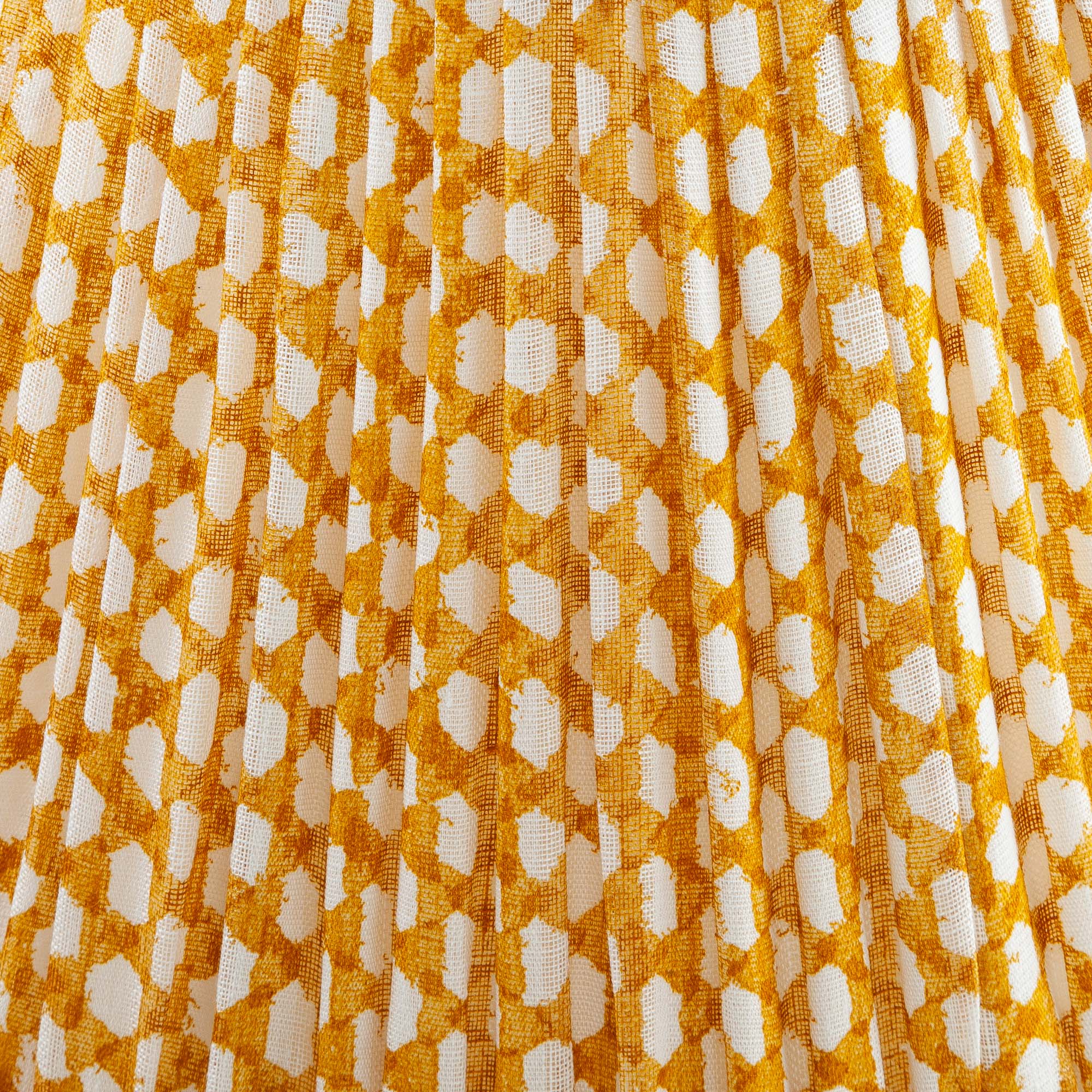 14" Fermoie Lampshade - Wicker in Yellow - Newport Lamp & Shade Company