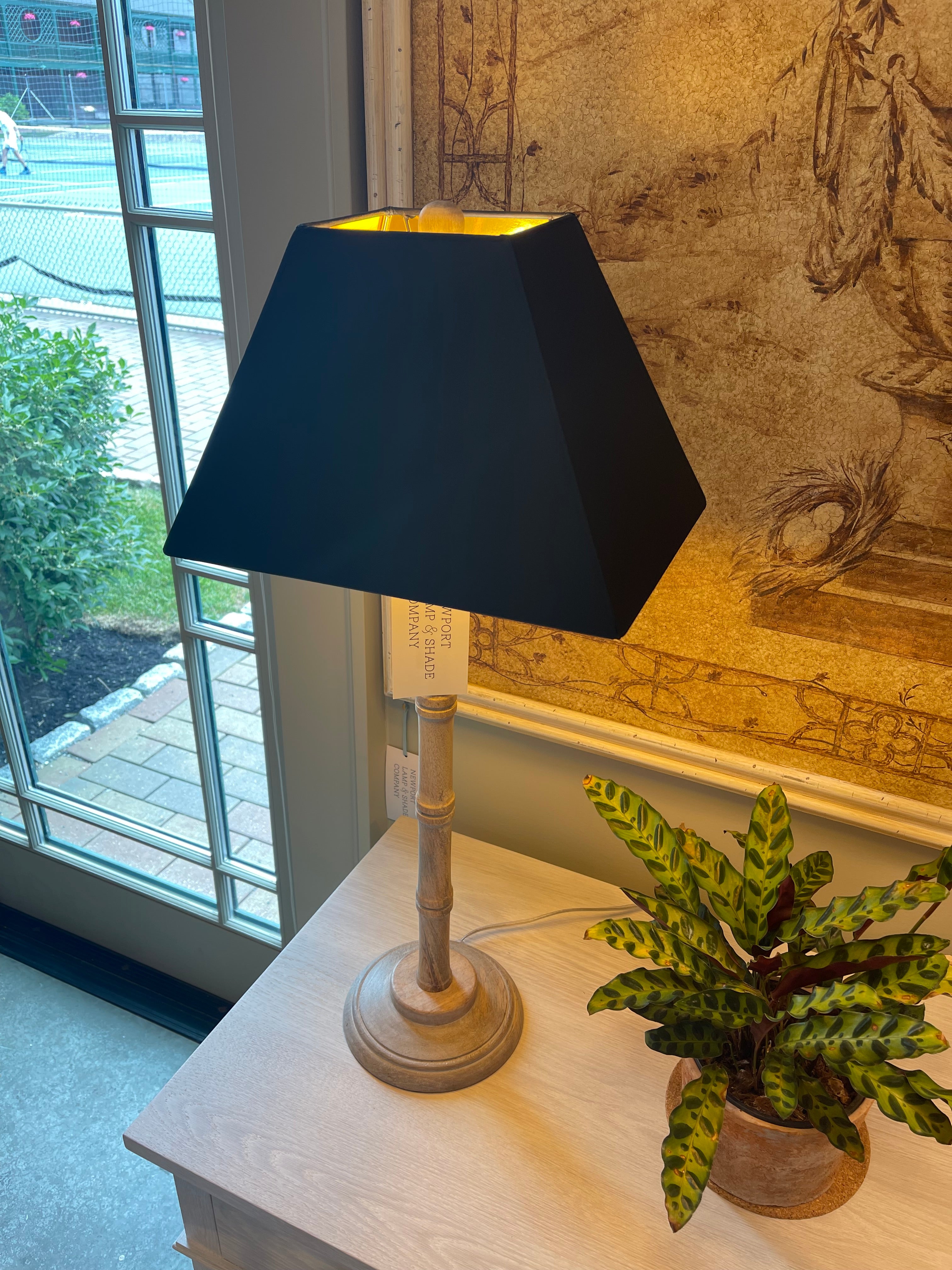 Flared Rectangle Lampshade  | Newport Lamp And Shade | Located in Newport, RI