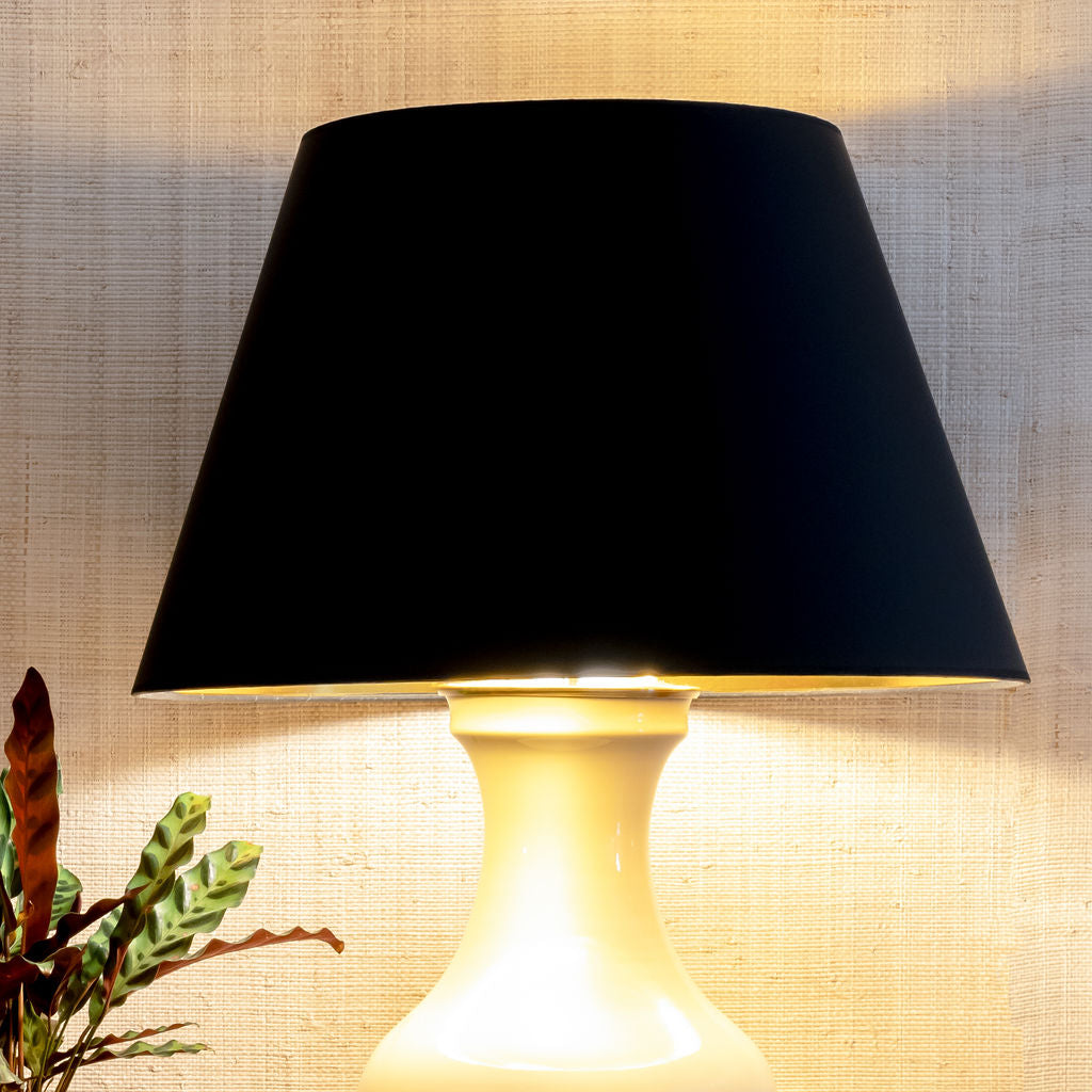 Black Painted Lampshade | Newport Lamp And Shade | Located in Newport, RI