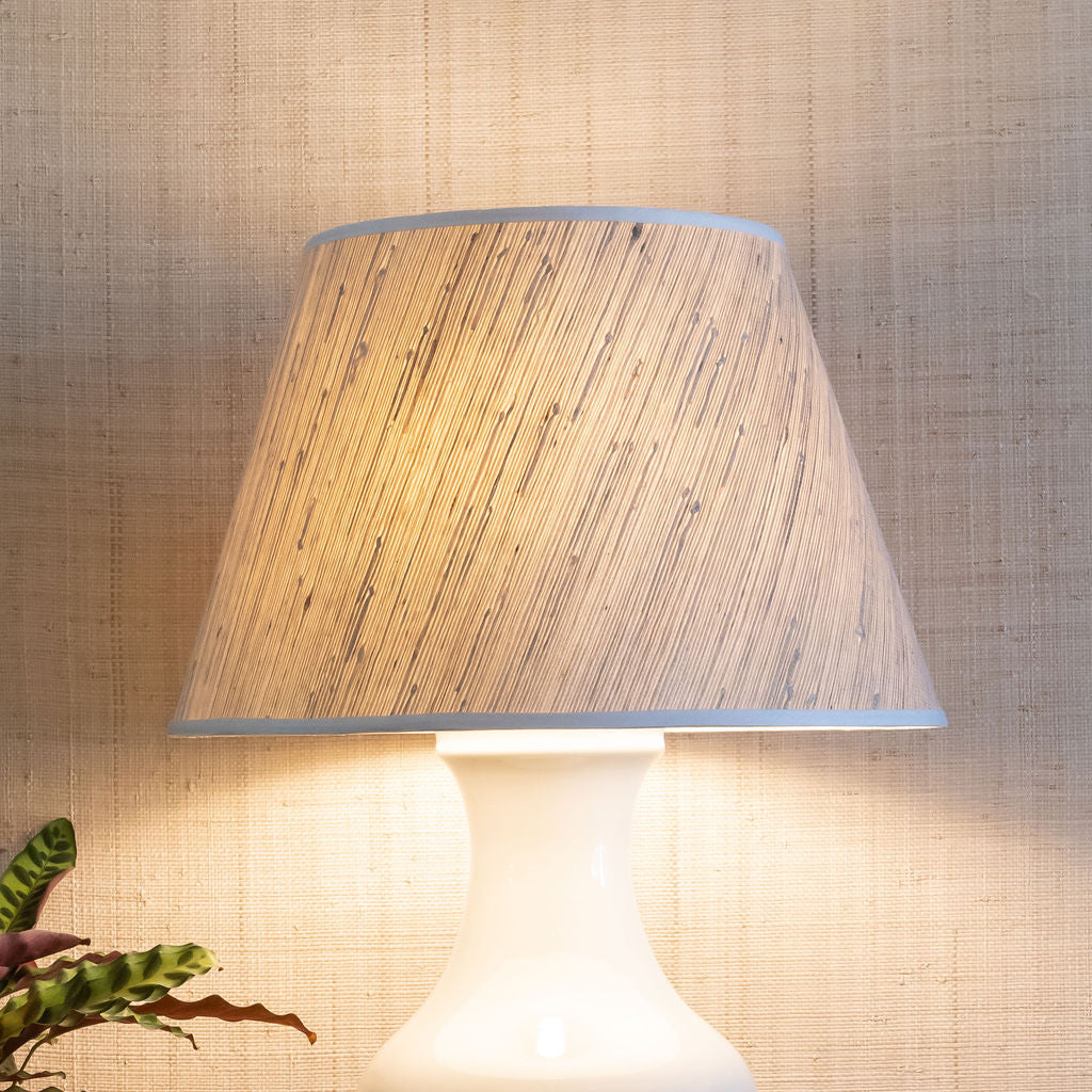 Natural Grasscloth Lampshade | Newport Lamp And Shade | Located in Newport, RI