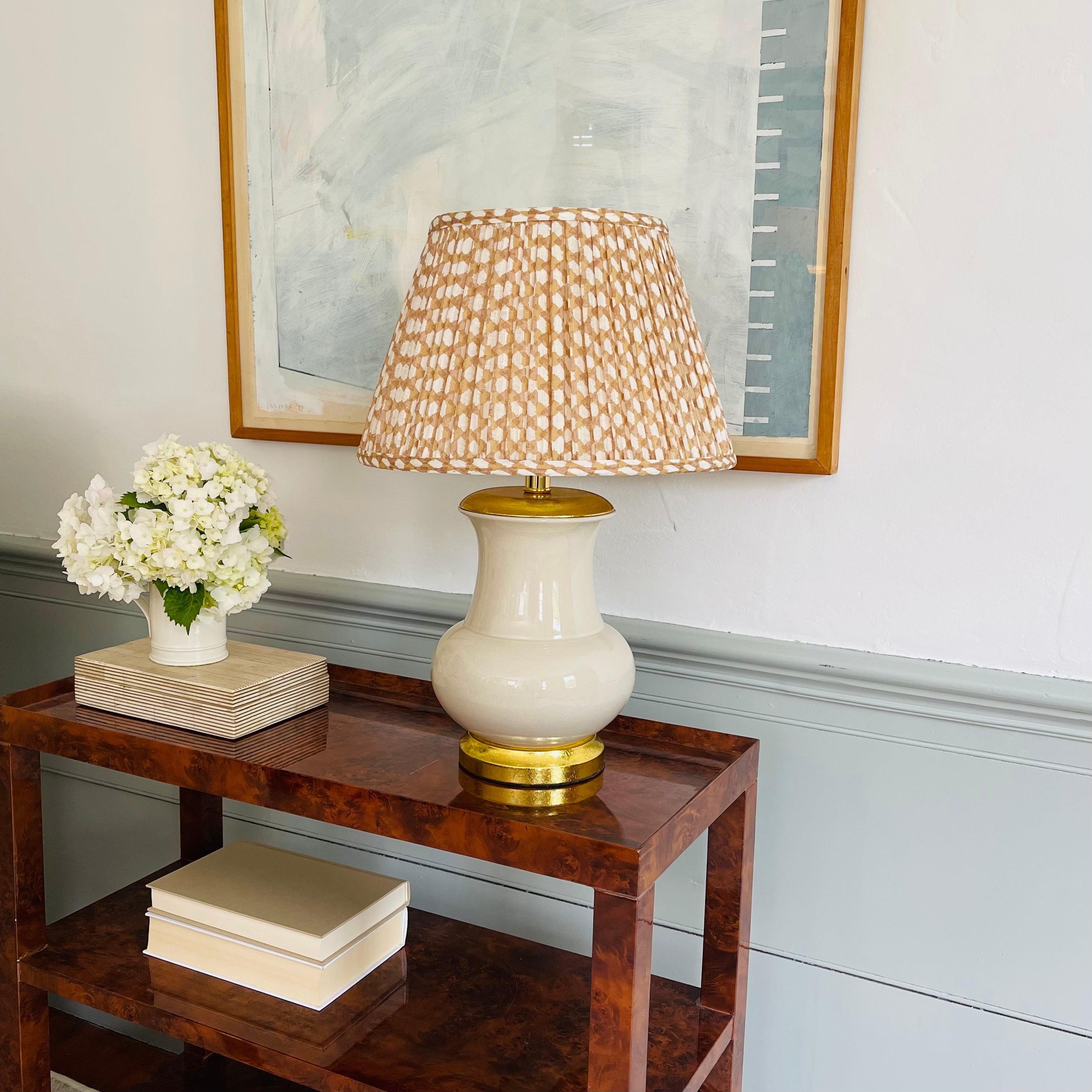 Lycee Table Lamp in Mushroom - Lighting - Newport Lamp & Shade Company - Newport Lamp & Shade Company