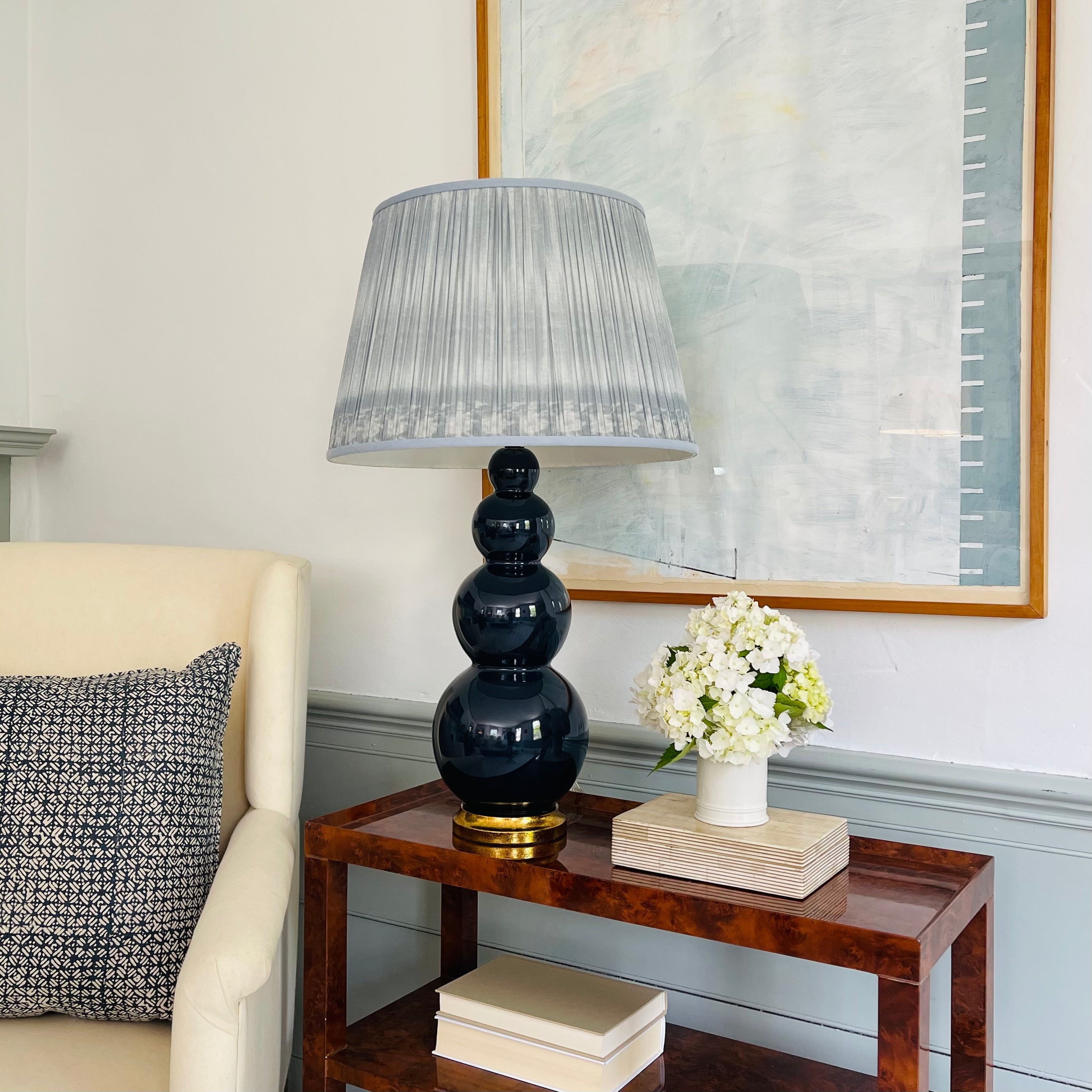 Pompeii Table Lamp in Midnight - Lighting - Newport Lamp & Shade Company - Newport Lamp & Shade Company