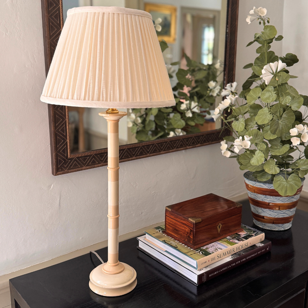Caroline Table Lamp in Neutral - Newport Lamp & Shade Company
