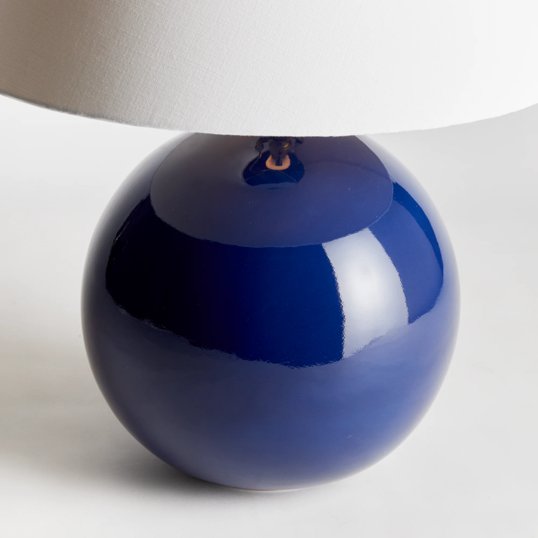 Cove Table Lamp in Blue - Newport Lamp & Shade Company