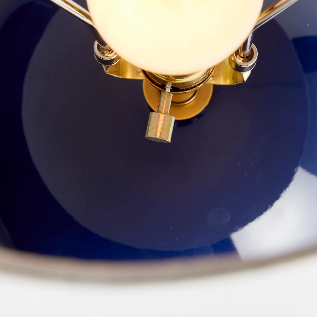 Cove Table Lamp in Blue - Newport Lamp & Shade Company