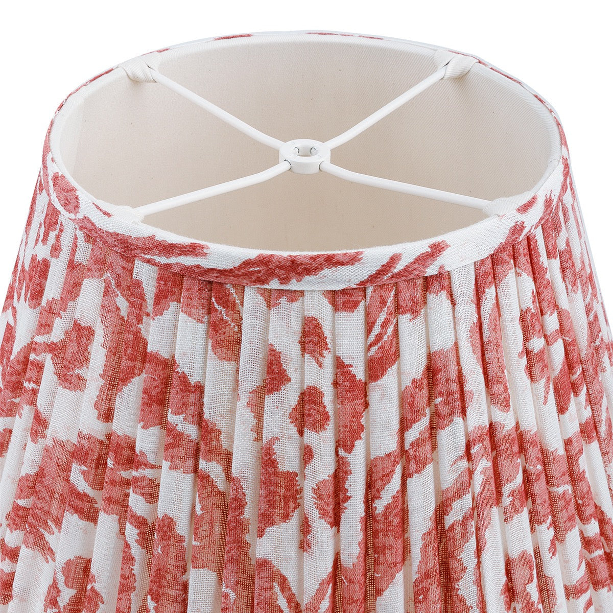 Fermoie Lampshade - Red Marlborough - Newport Lamp & Shade Company