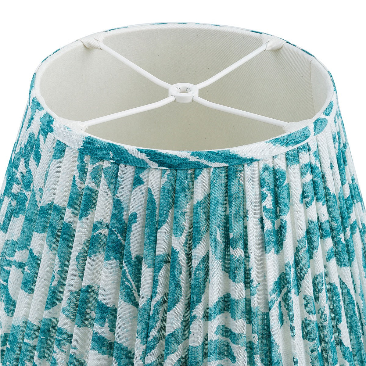 Blue Wicker Lampshade (16