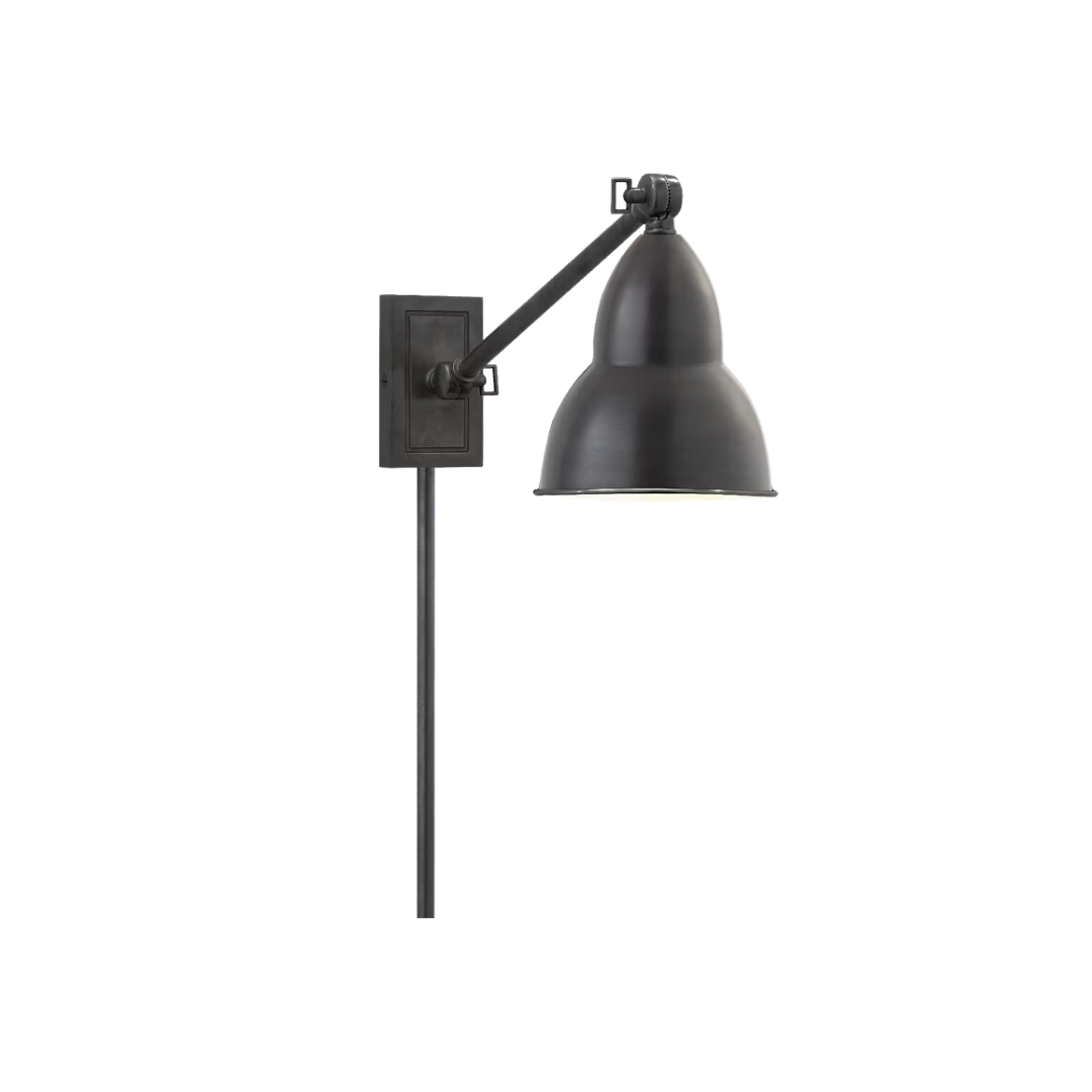 French Library Single Arm Wall Lamp