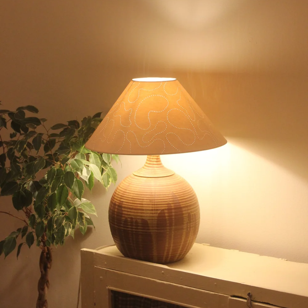 Atlas Lampshade in Cone by Hum London