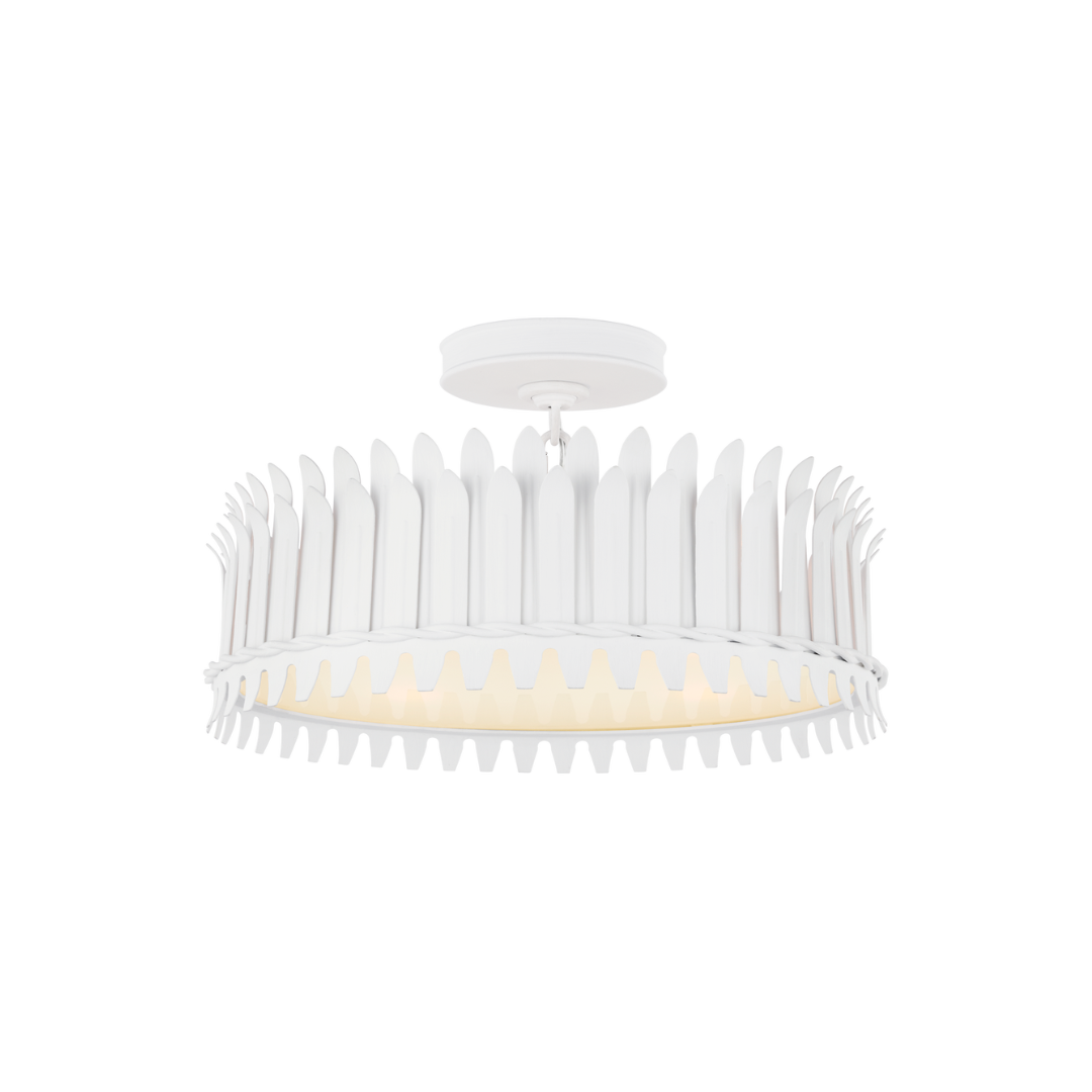 Leslie 16" Semi-Flushmount