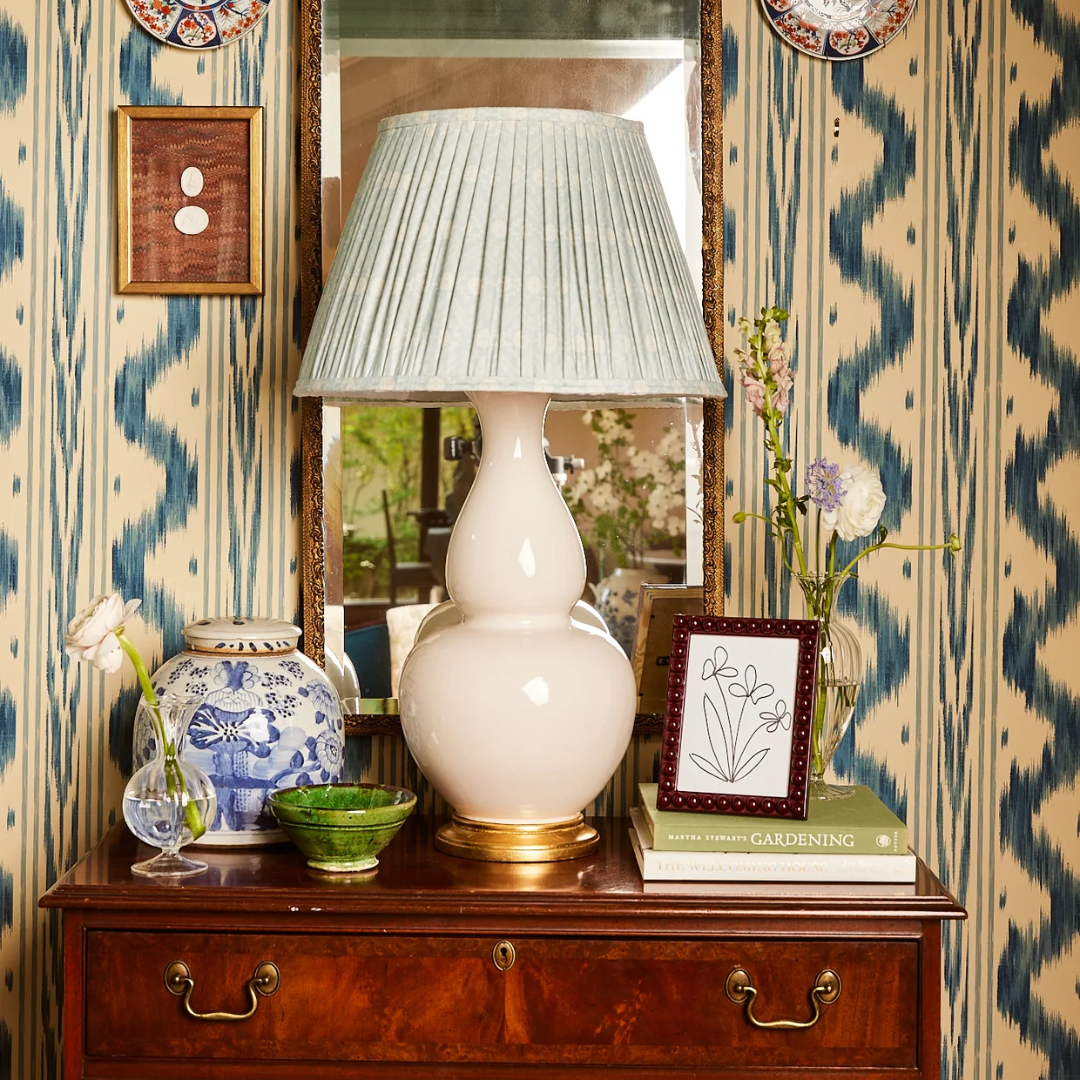 Liv Ceramic Table Lamp in Bone - Newport Lamp & Shade Company