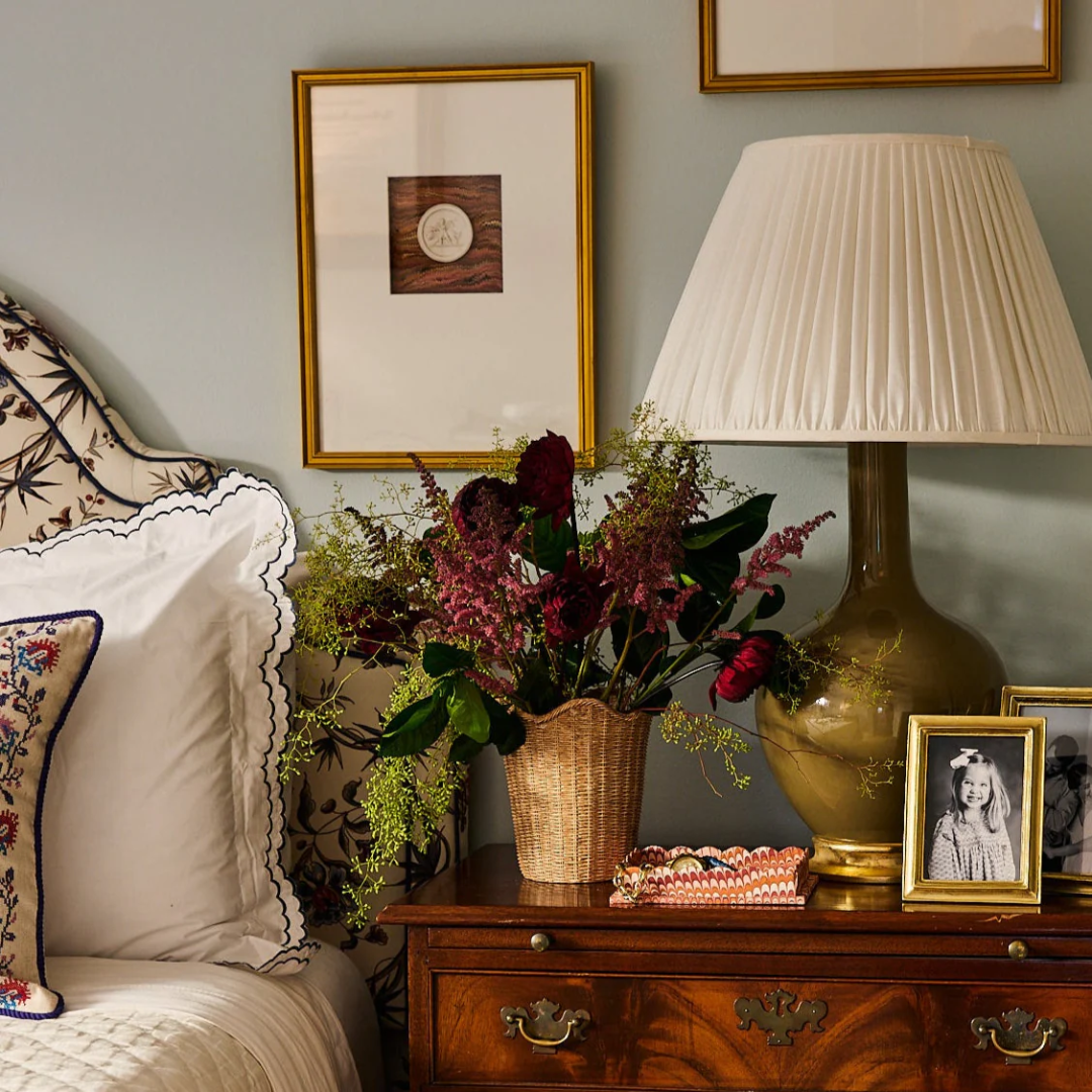 May Ceramic Table Lamp in Mushroom - Newport Lamp & Shade Company